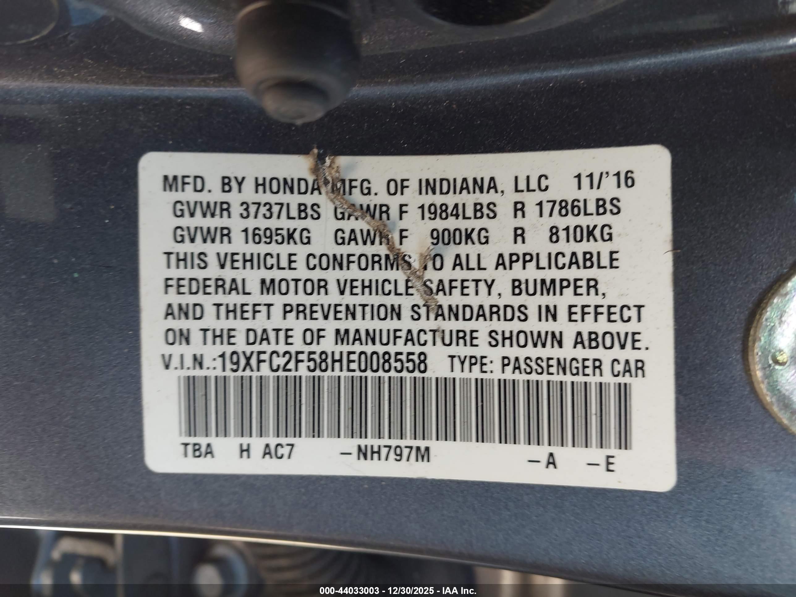 HONDA CIVIC image 9