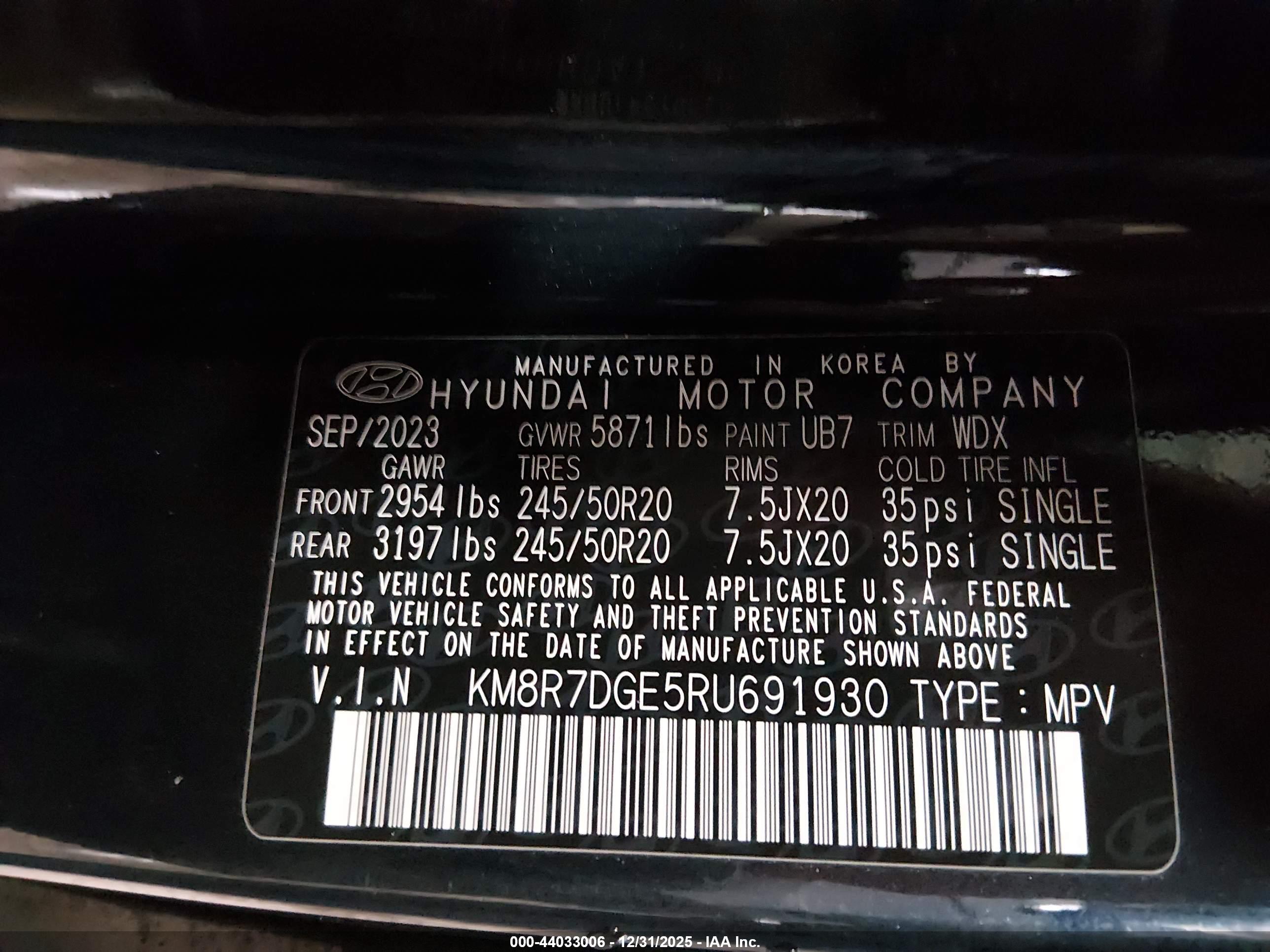 HYUNDAI PALISADE image 9