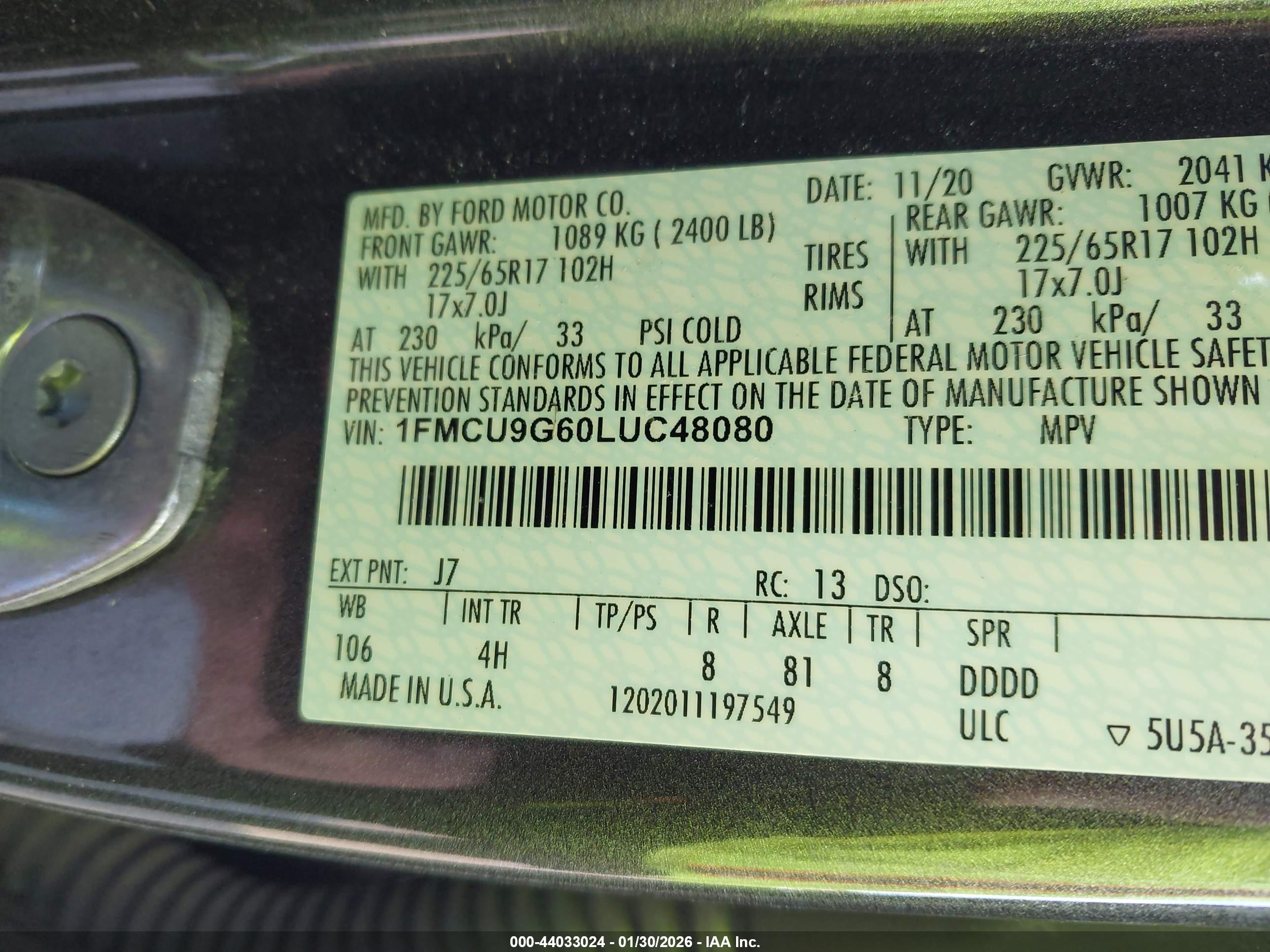 FORD ESCAPE image 9