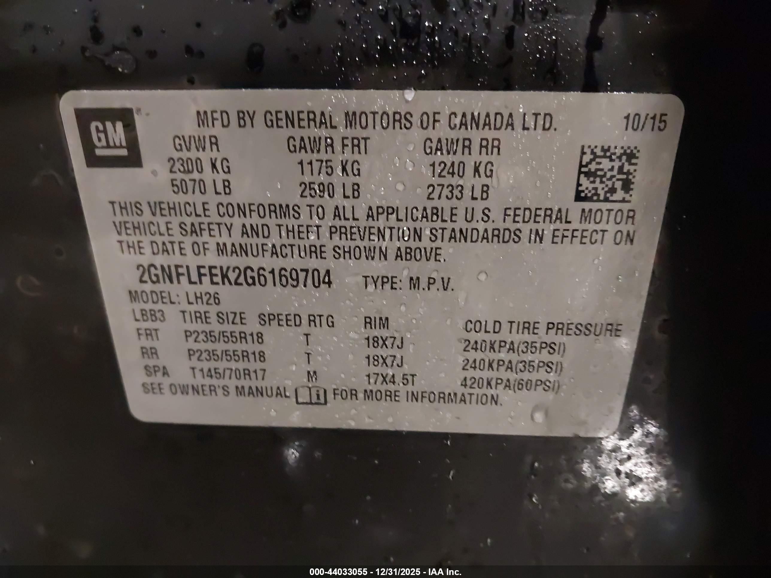 CHEVROLET EQUINOX image 9