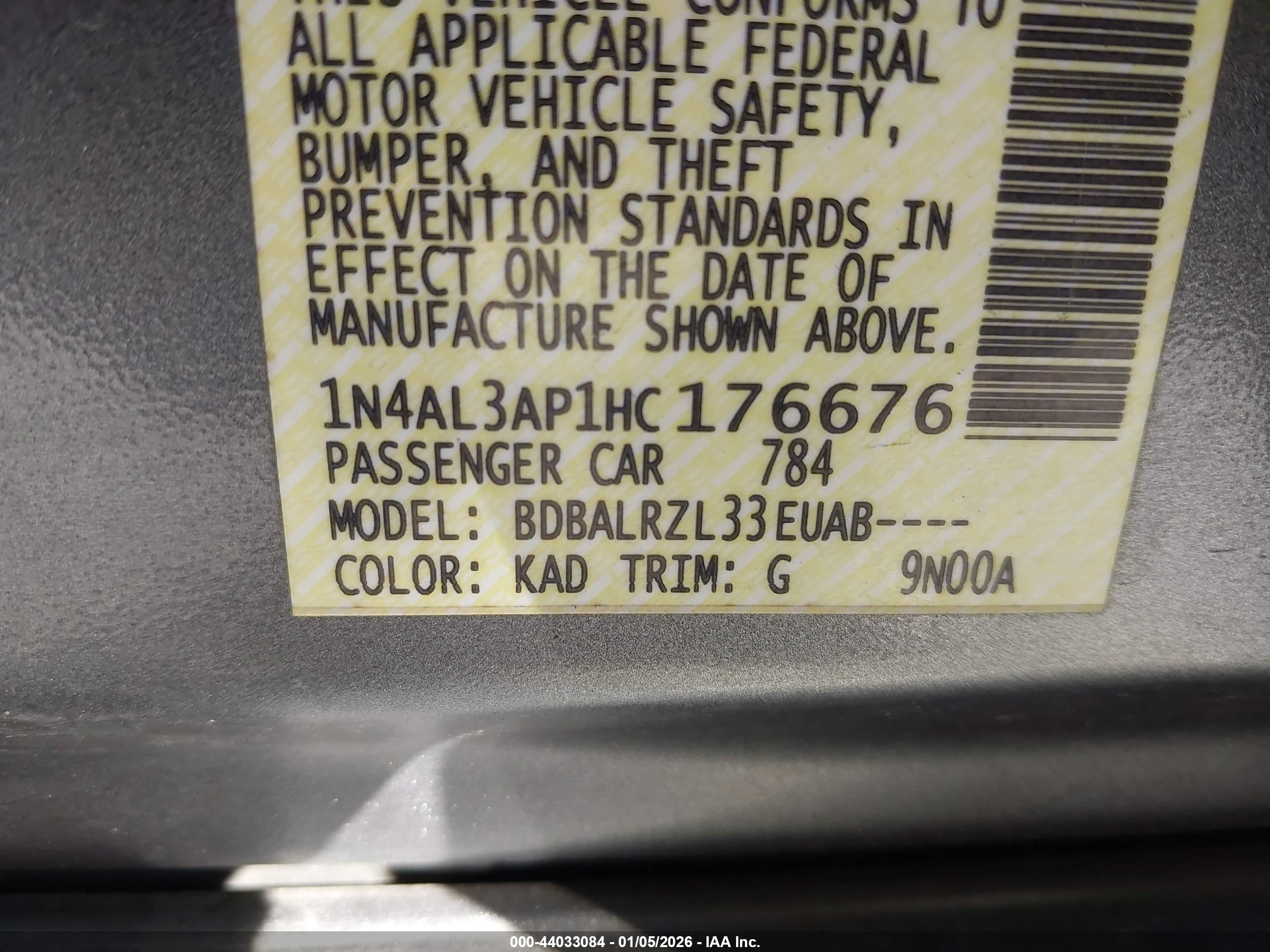 NISSAN ALTIMA image 9