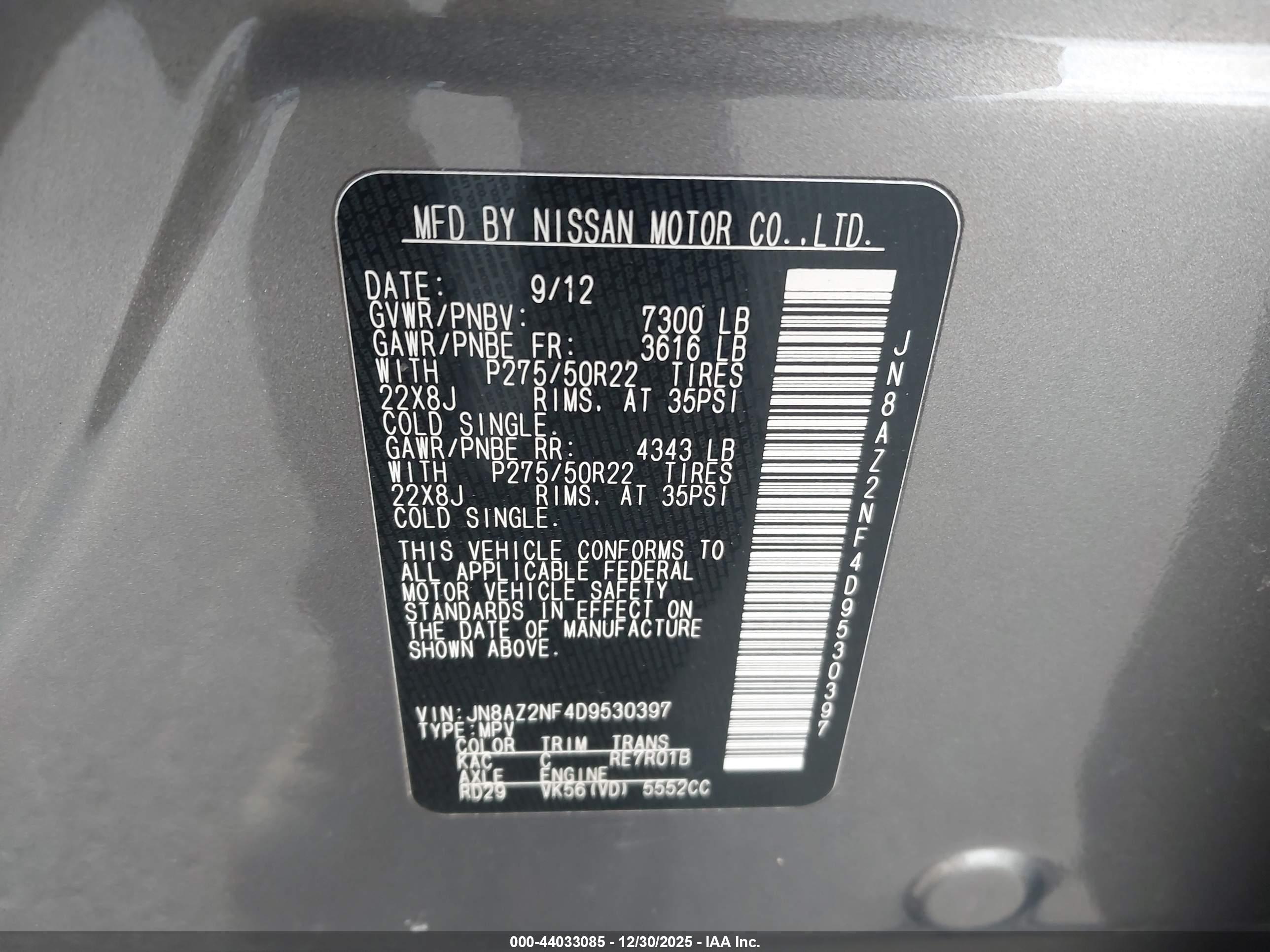 INFINITI QX56 image 9