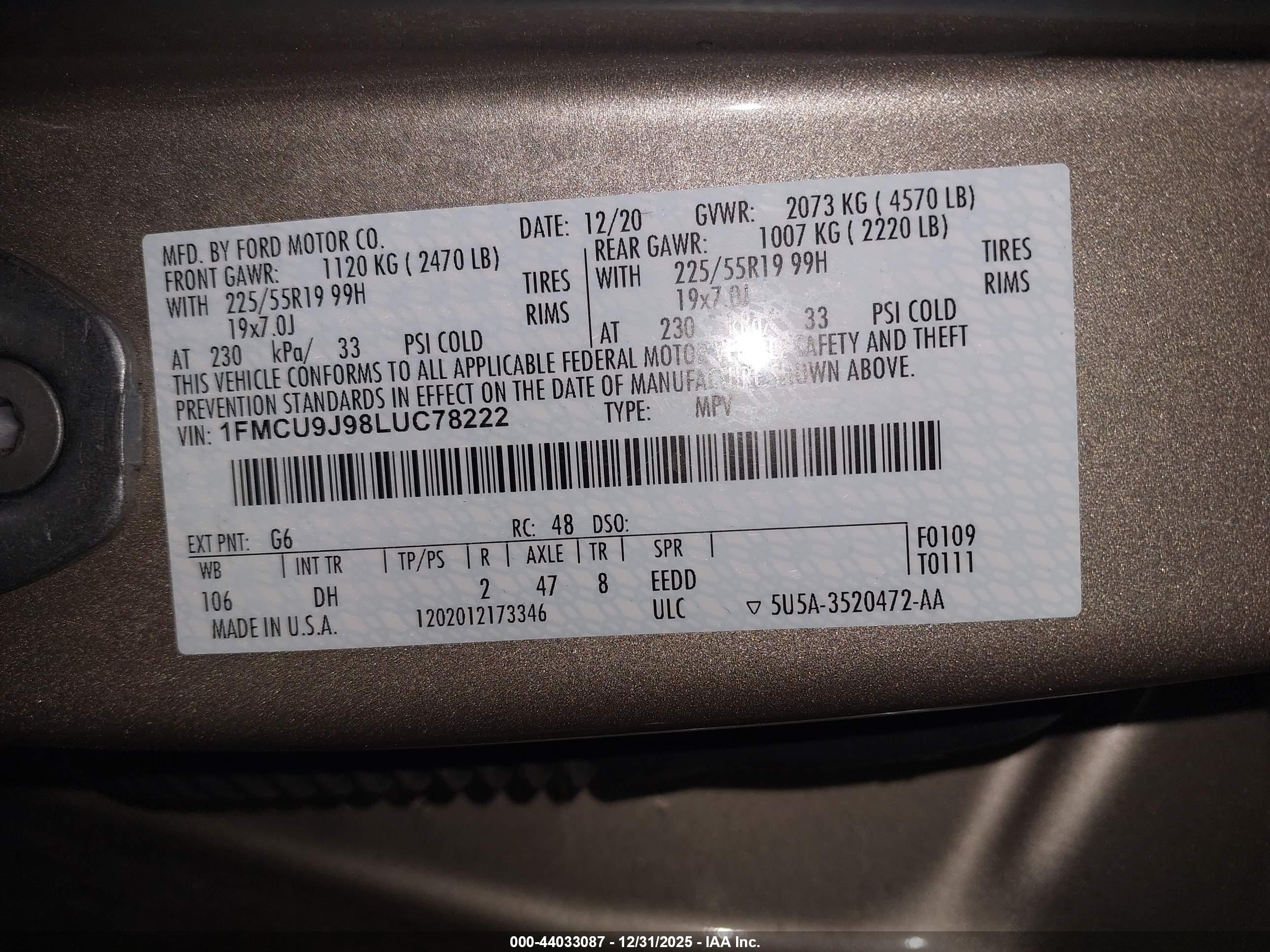 FORD ESCAPE image 9