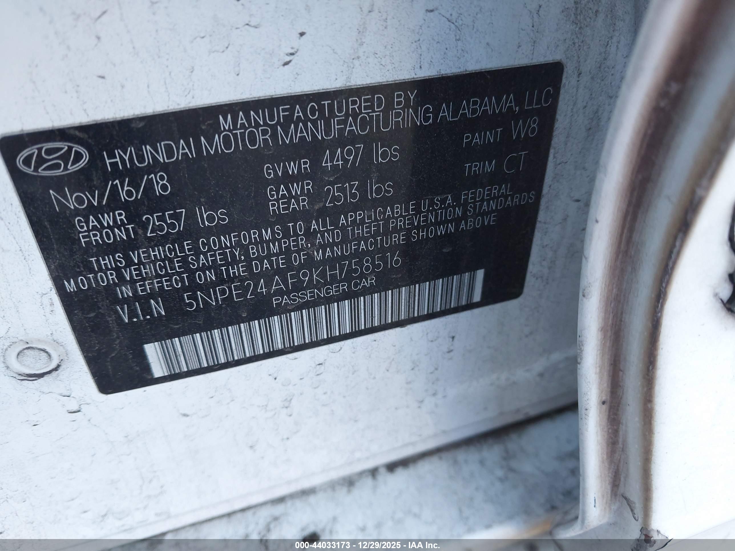 HYUNDAI SONATA image 9