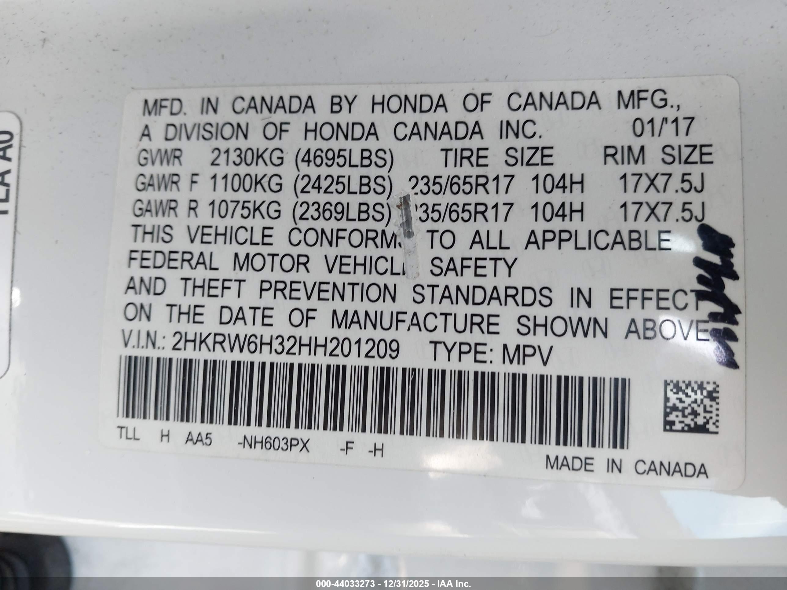 HONDA CR-V image 9