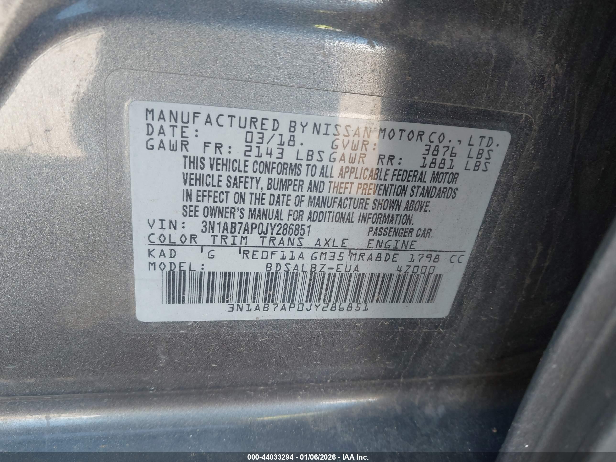 NISSAN SENTRA image 9