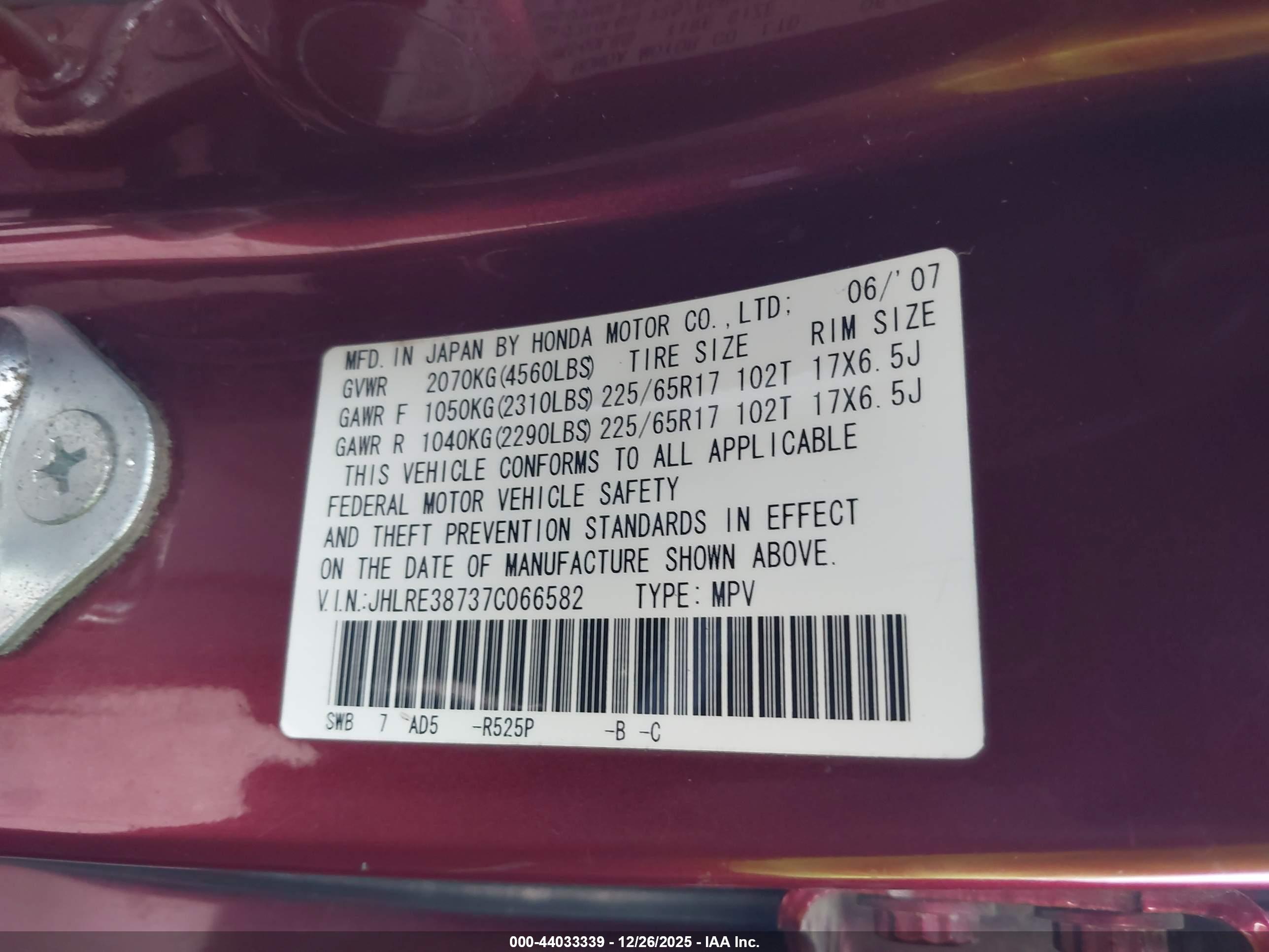 HONDA CR-V image 9