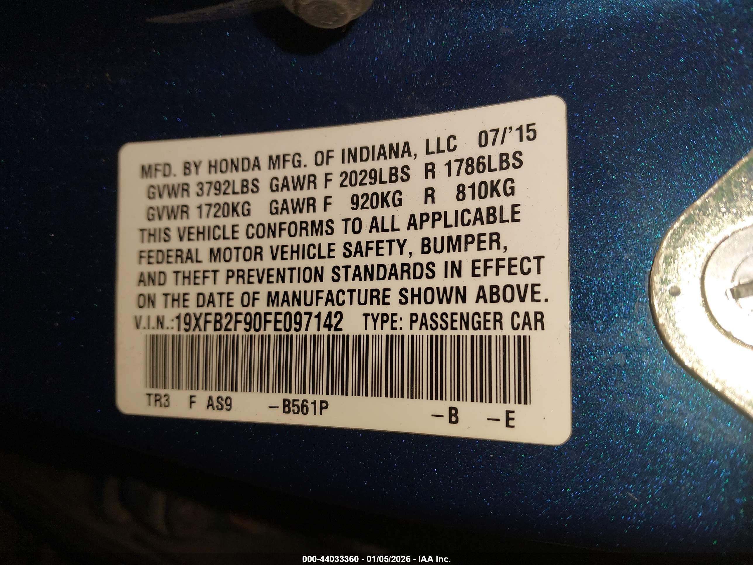 HONDA CIVIC image 9