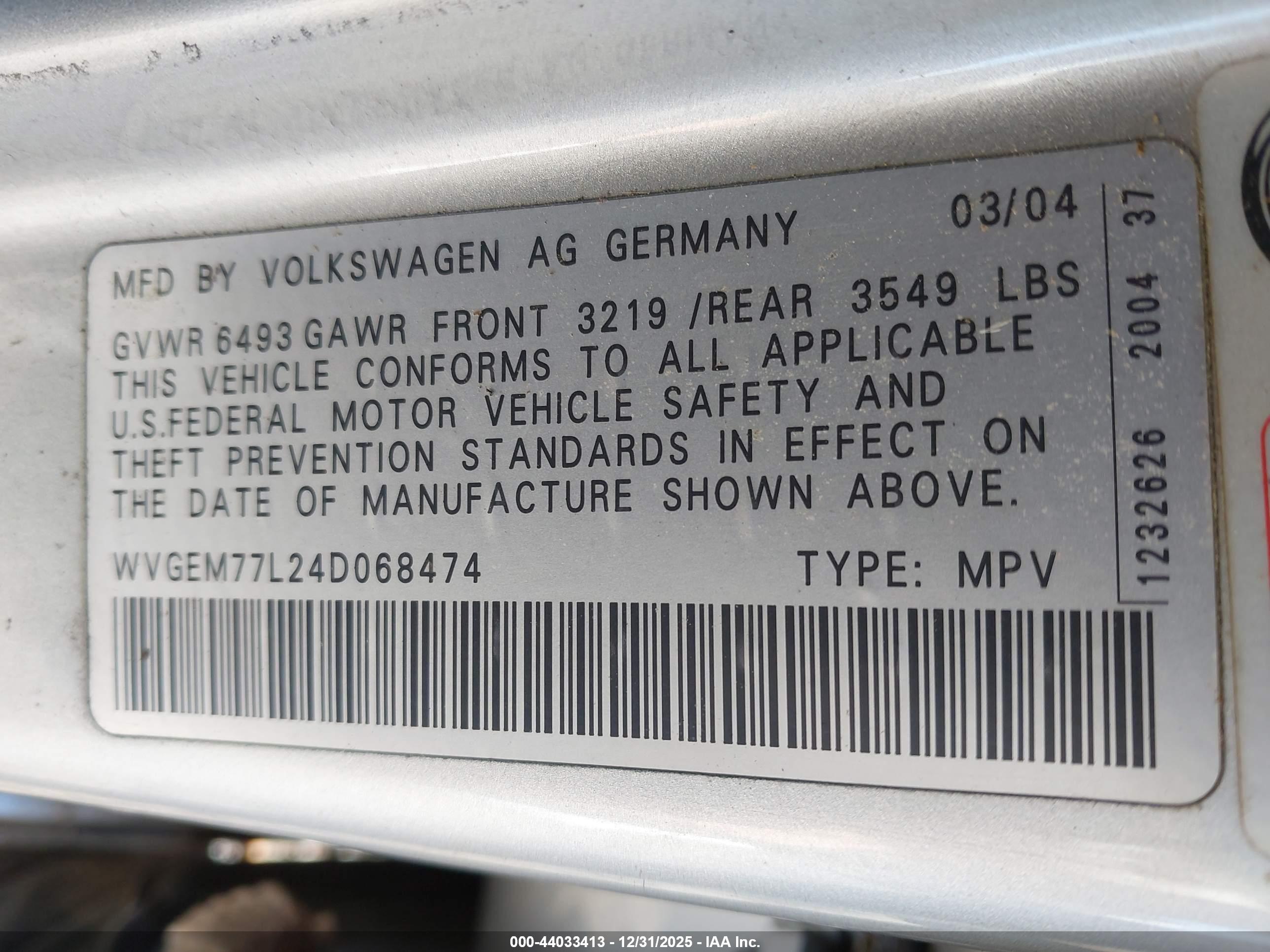 VOLKSWAGEN TOUAREG image 9