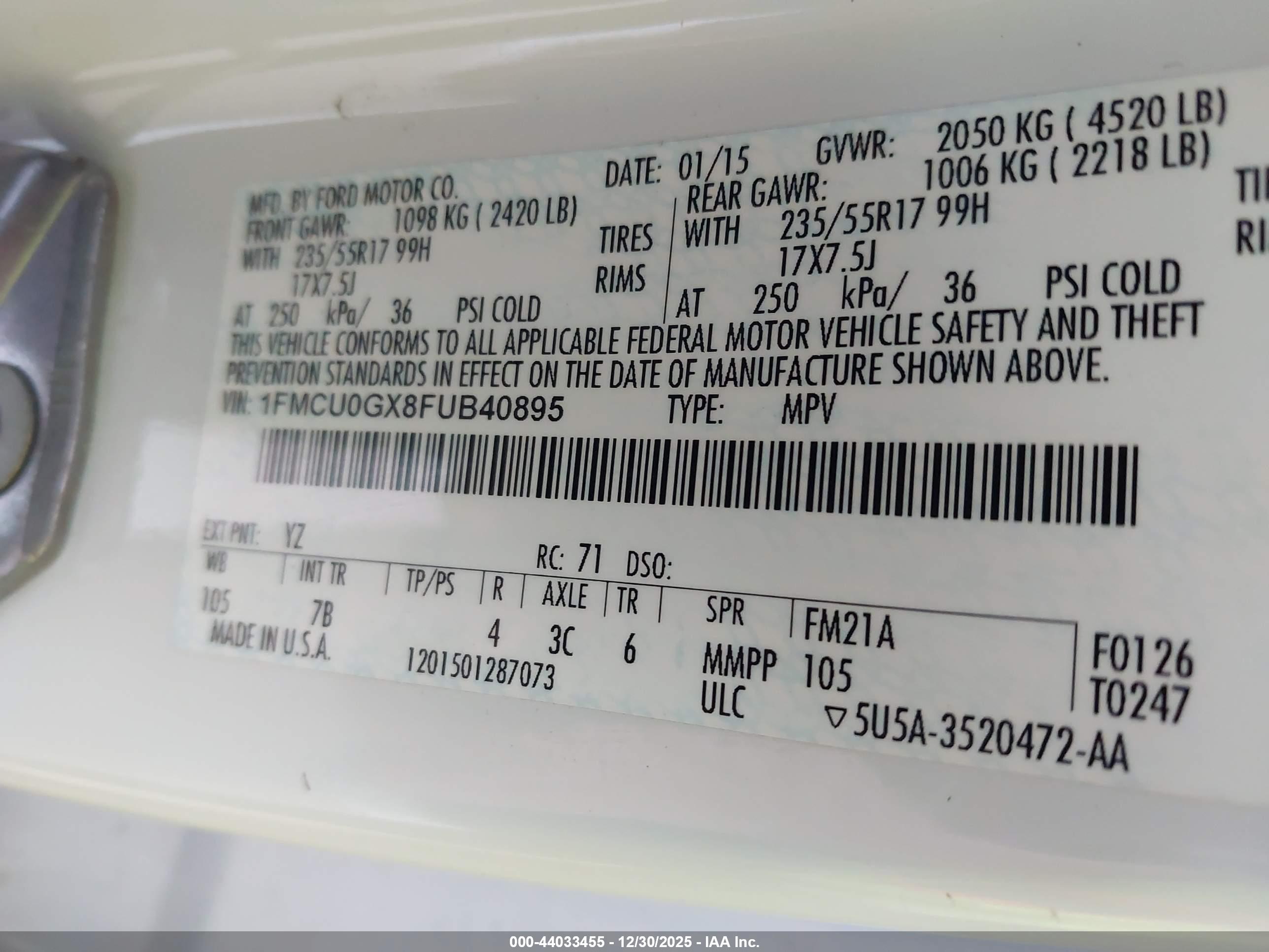 FORD ESCAPE image 9