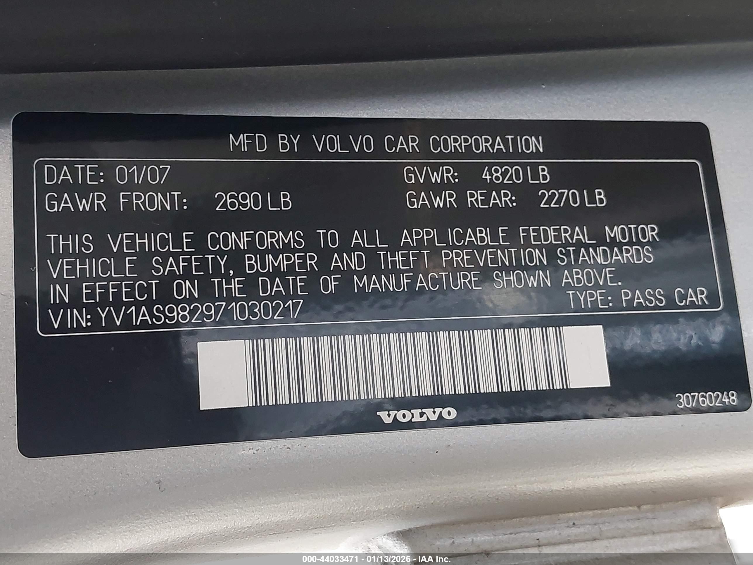 VOLVO S80 image 9
