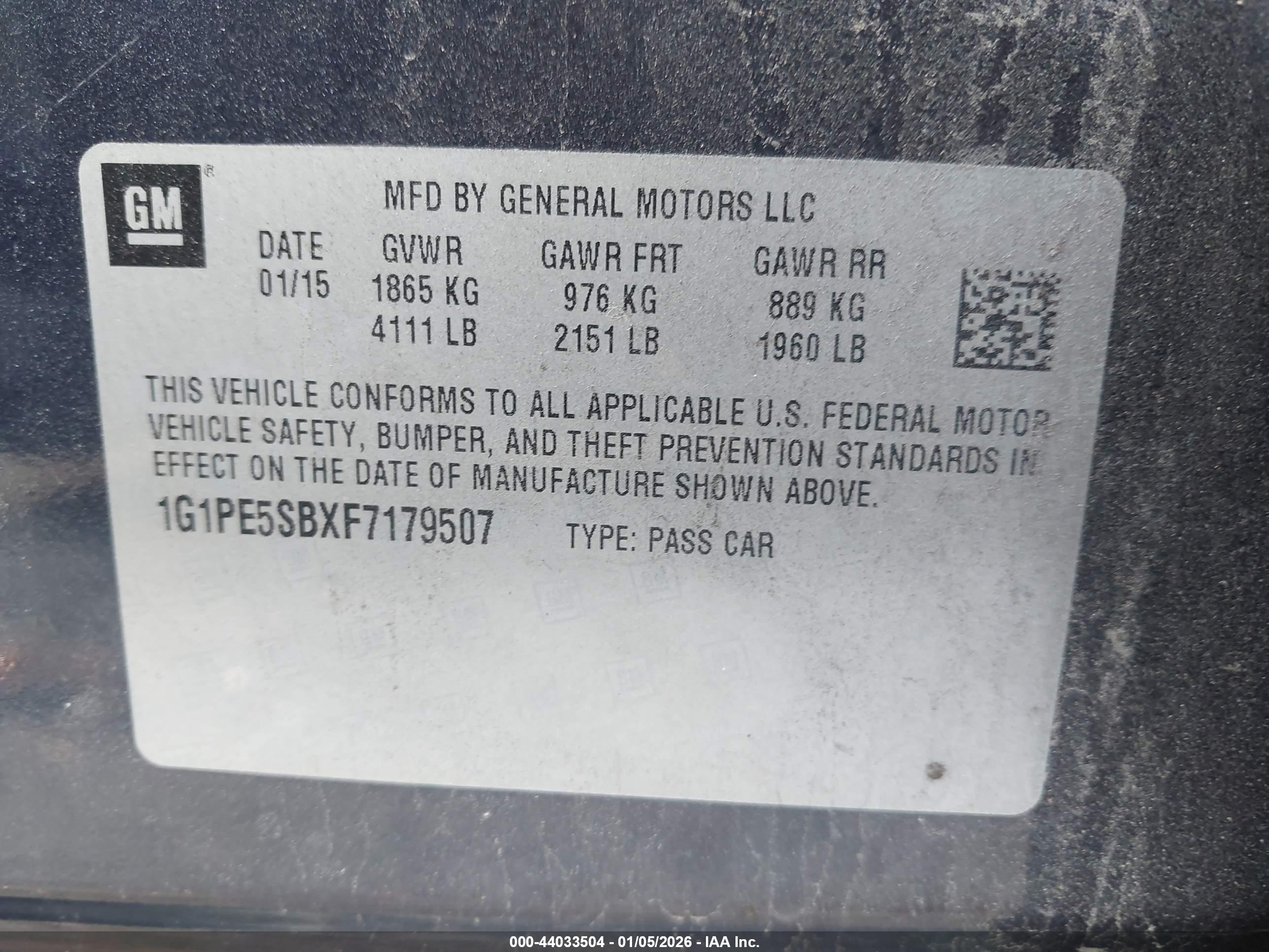 CHEVROLET CRUZE image 9