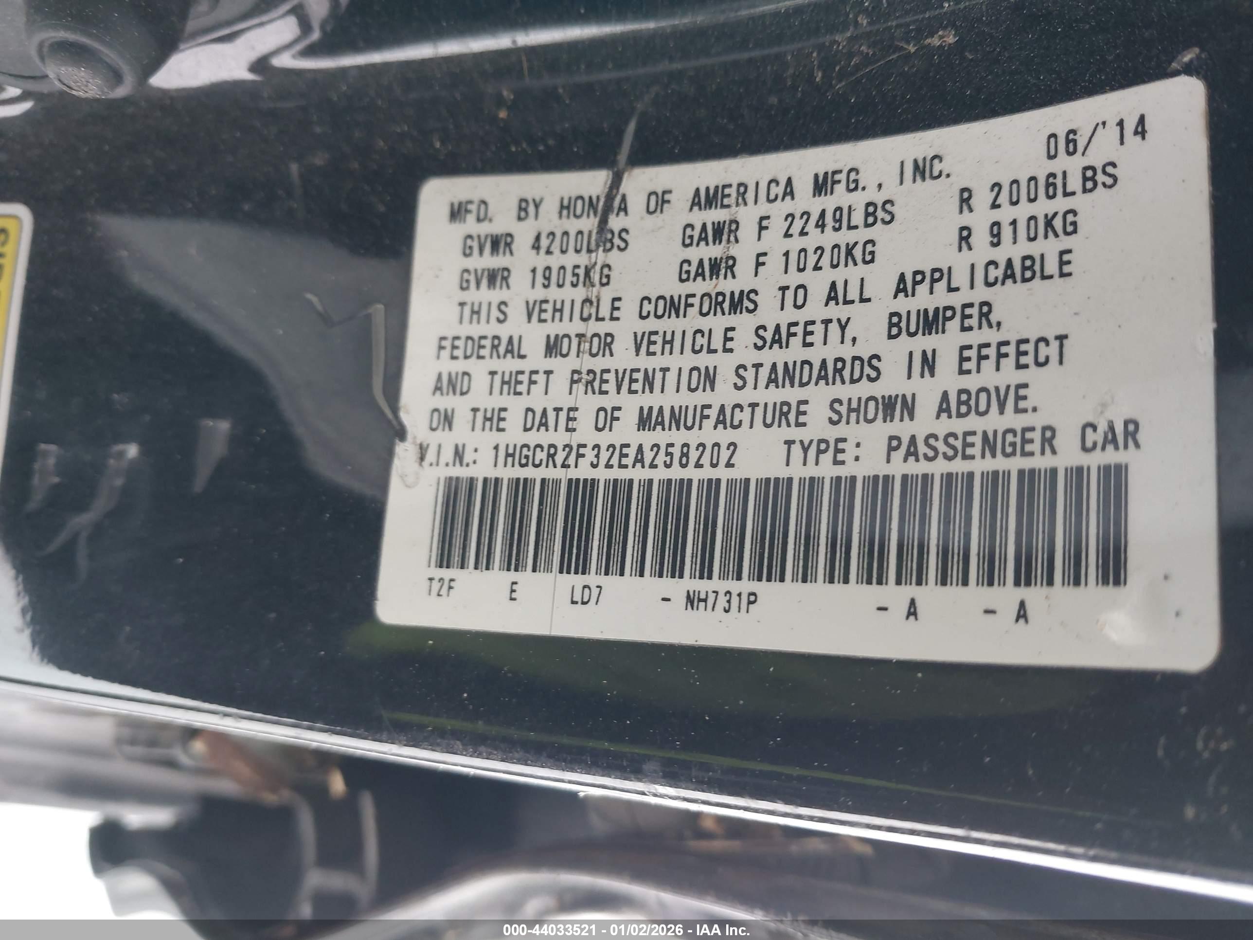 HONDA ACCORD image 9