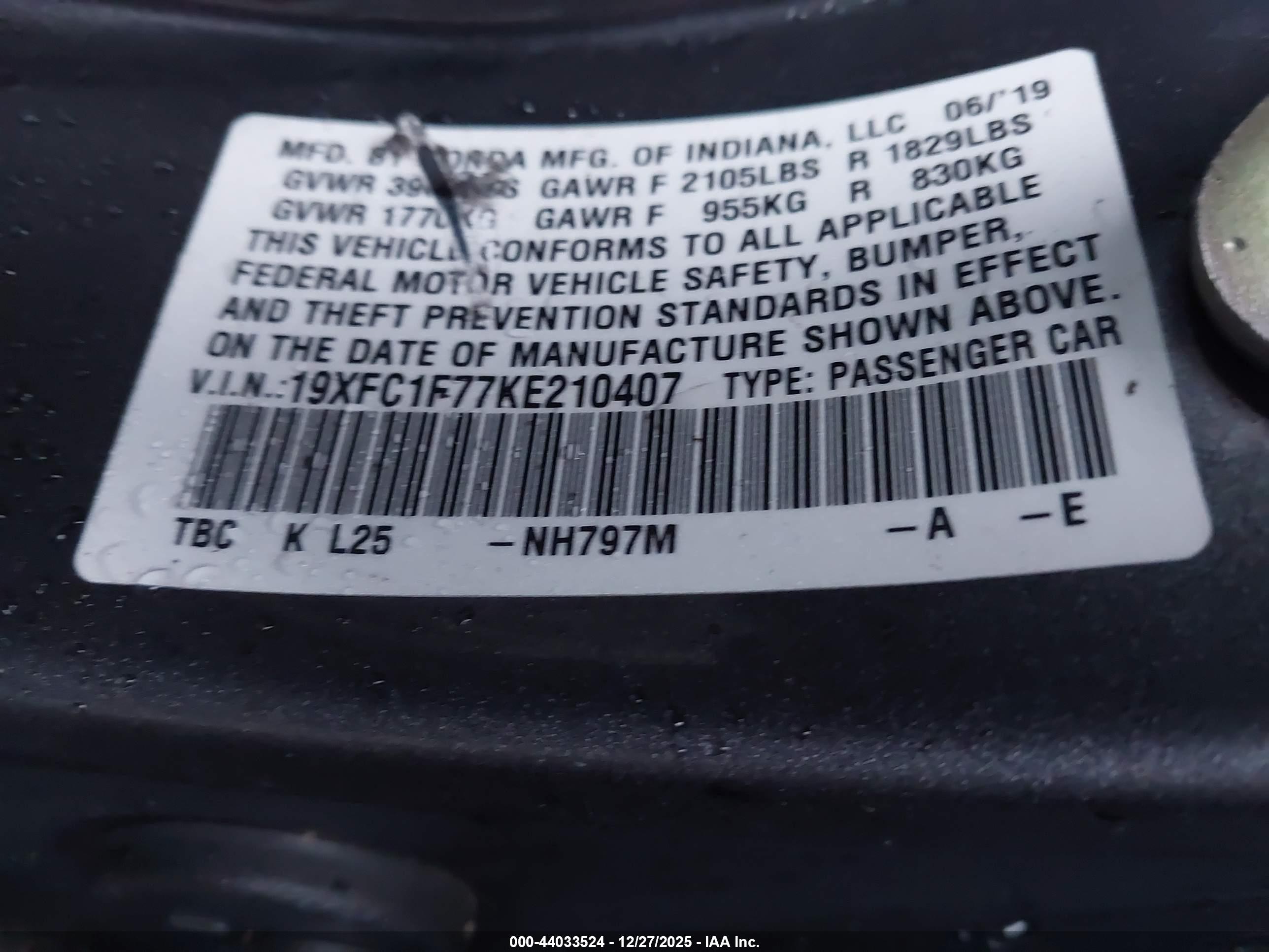 HONDA CIVIC image 9