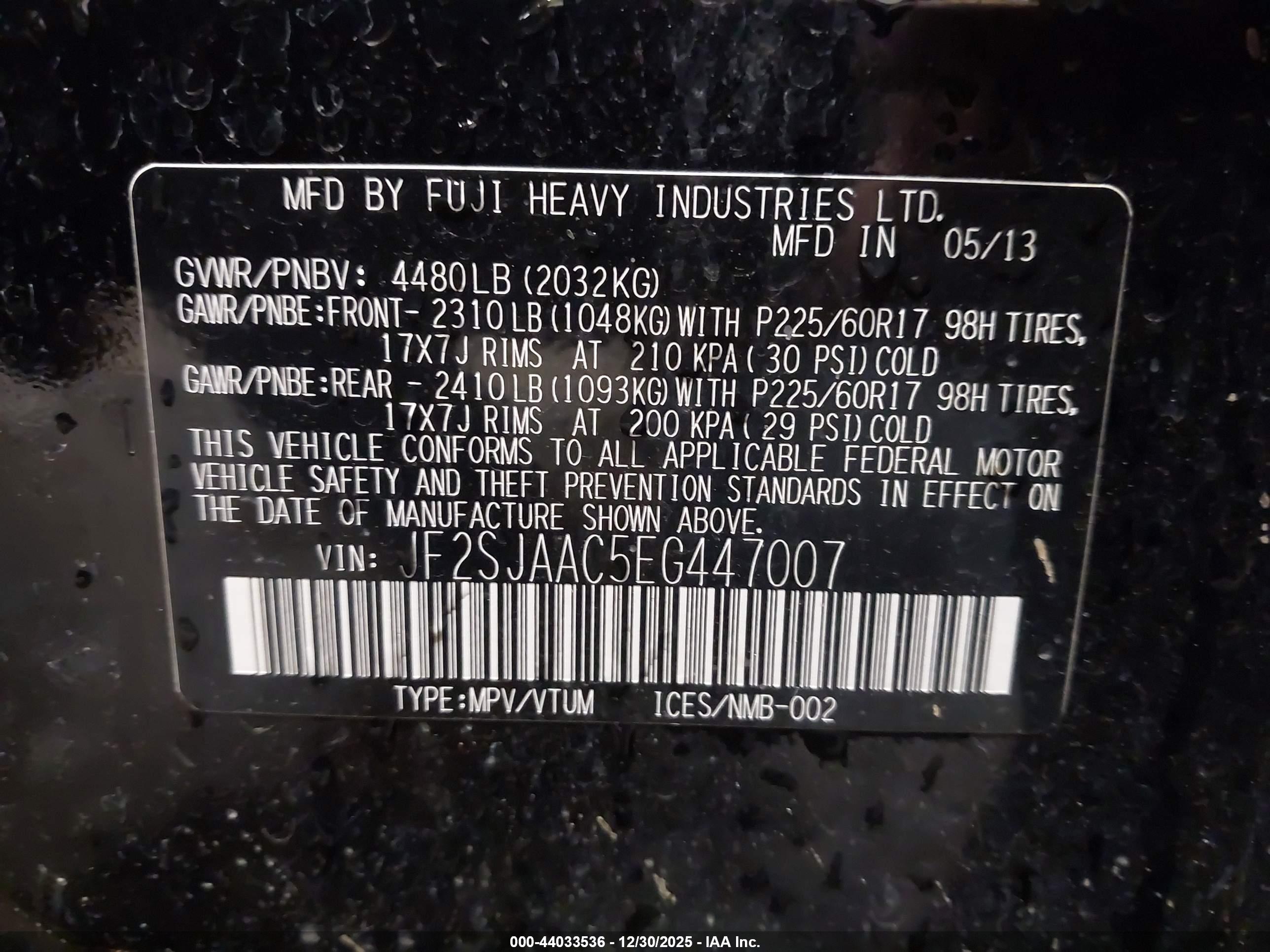 SUBARU FORESTER image 9