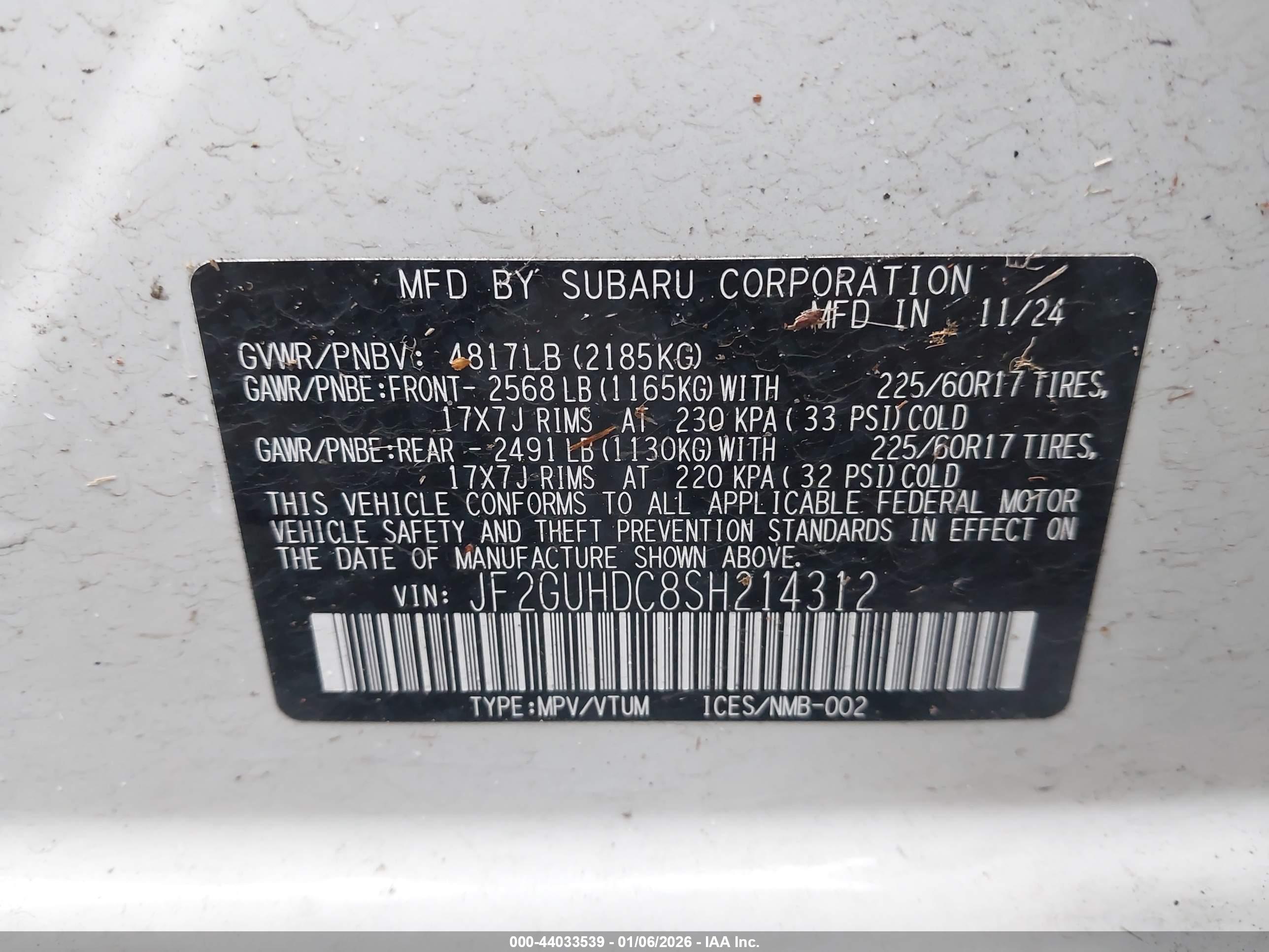 SUBARU CROSSTREK image 9