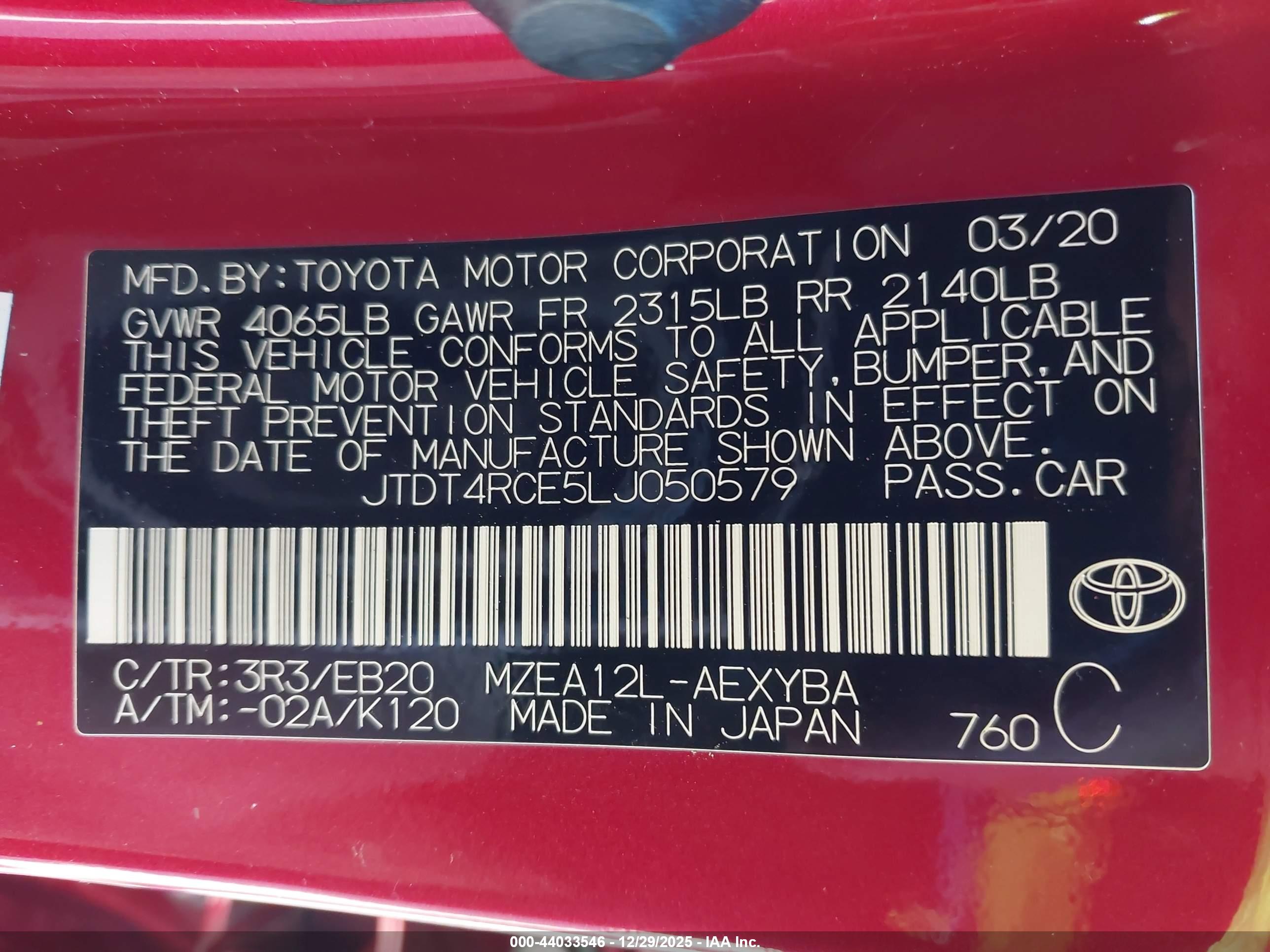 TOYOTA COROLLA image 9