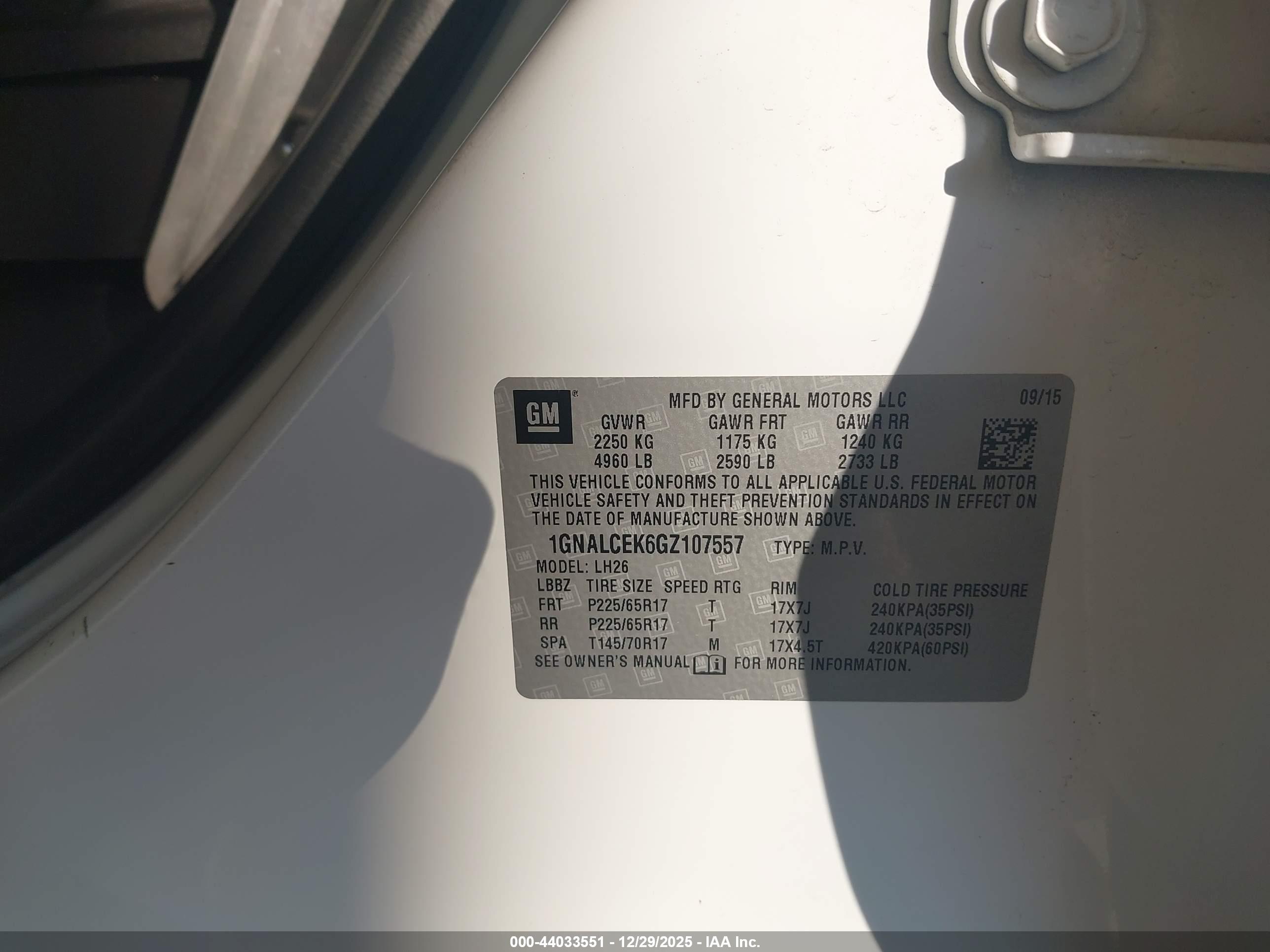 CHEVROLET EQUINOX image 9