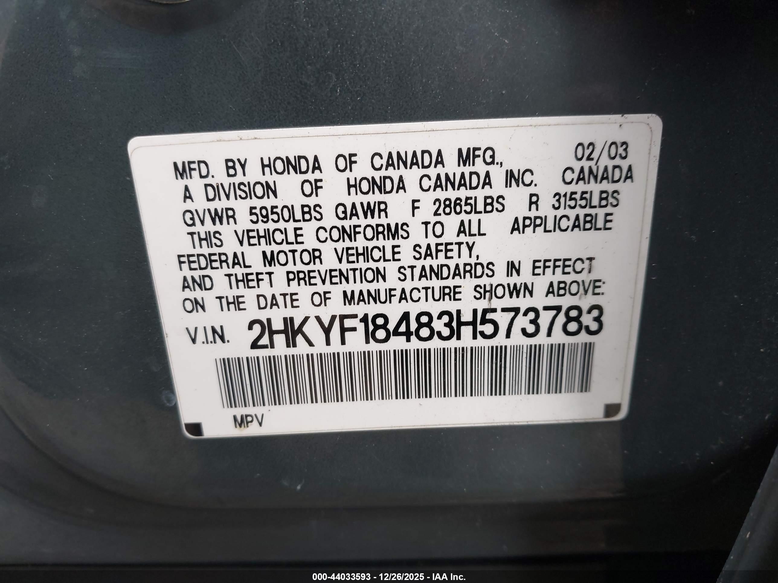 HONDA PILOT image 9