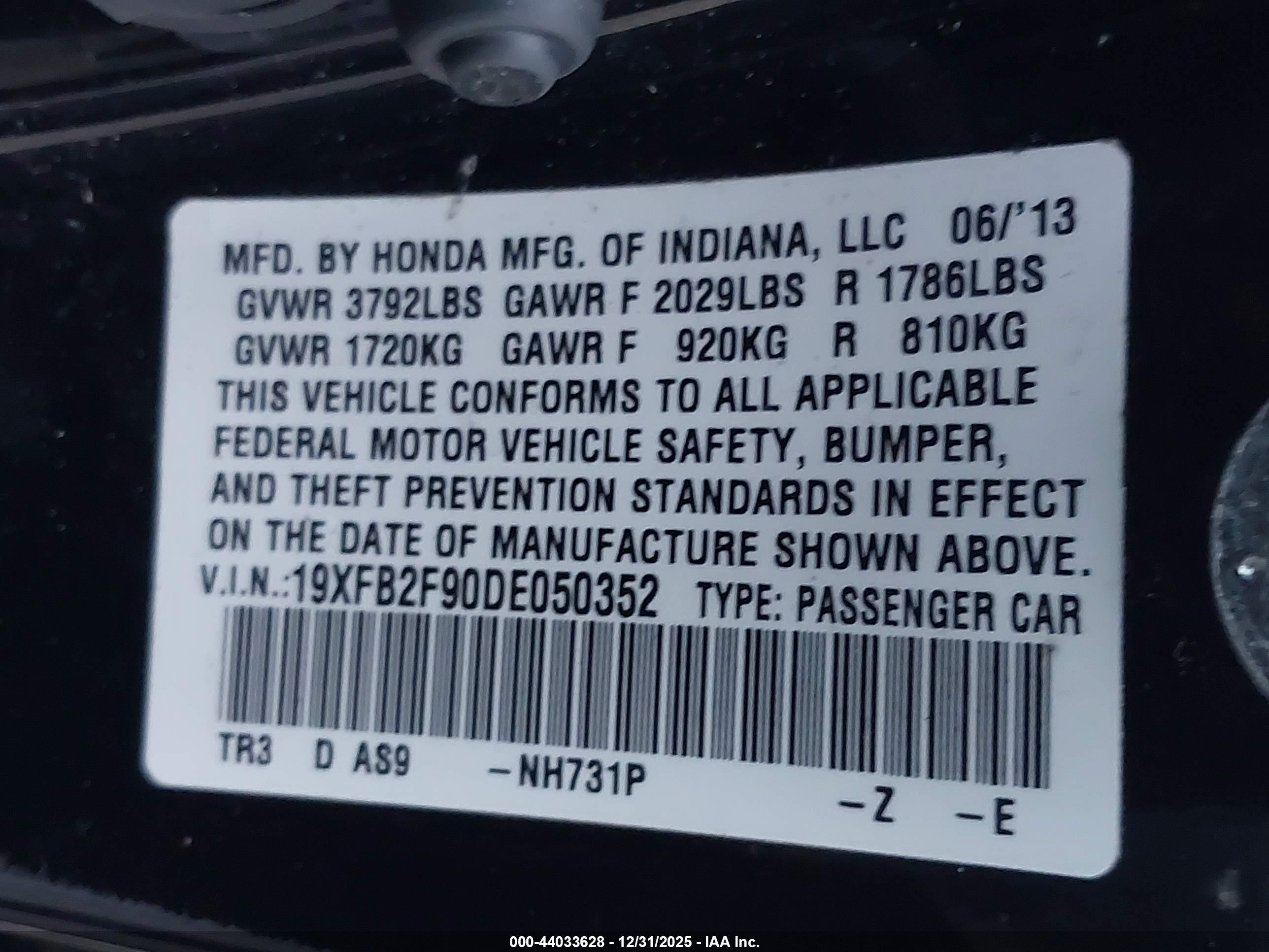HONDA CIVIC image 9