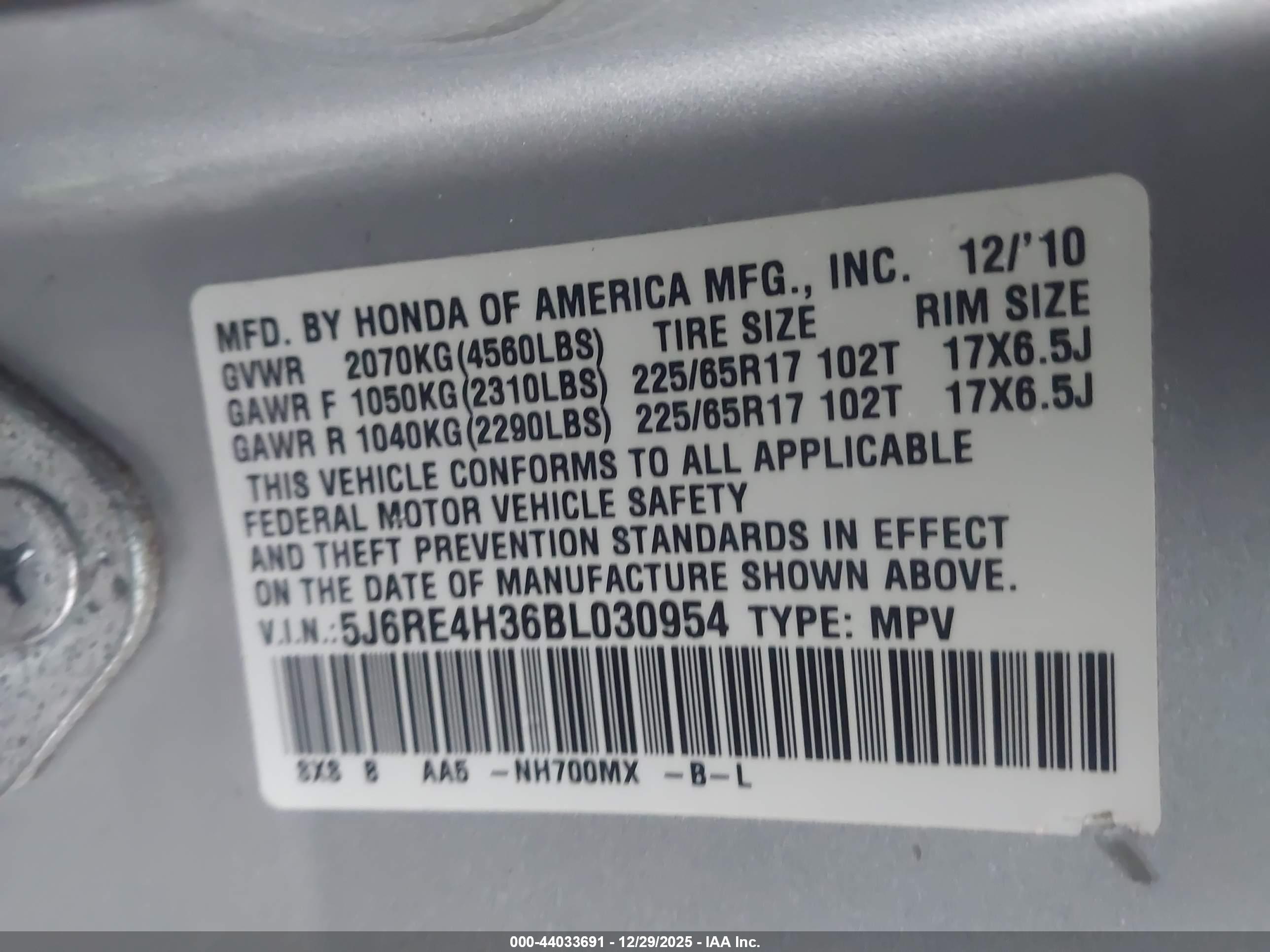 HONDA CR-V image 9