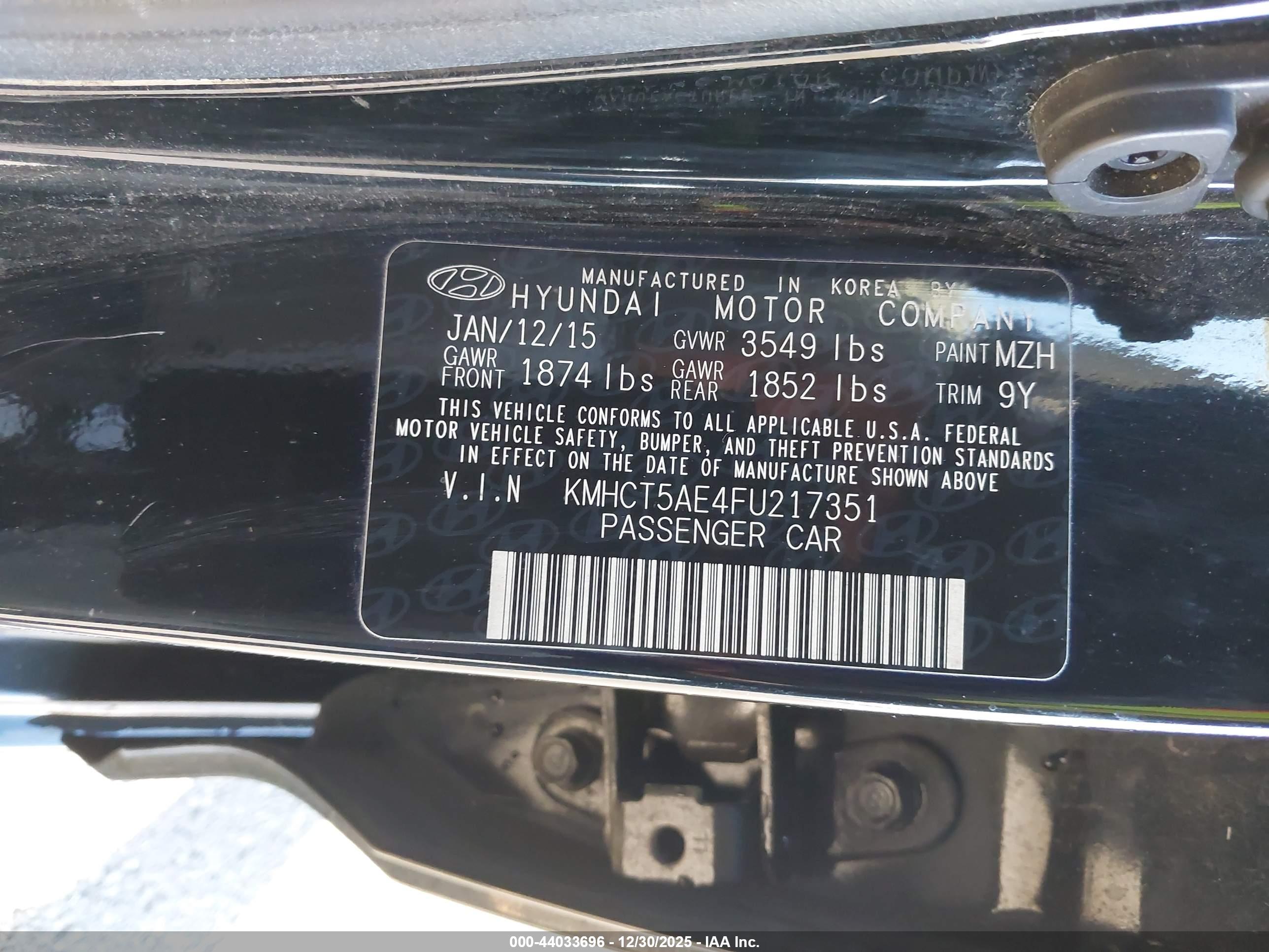 HYUNDAI ACCENT image 9