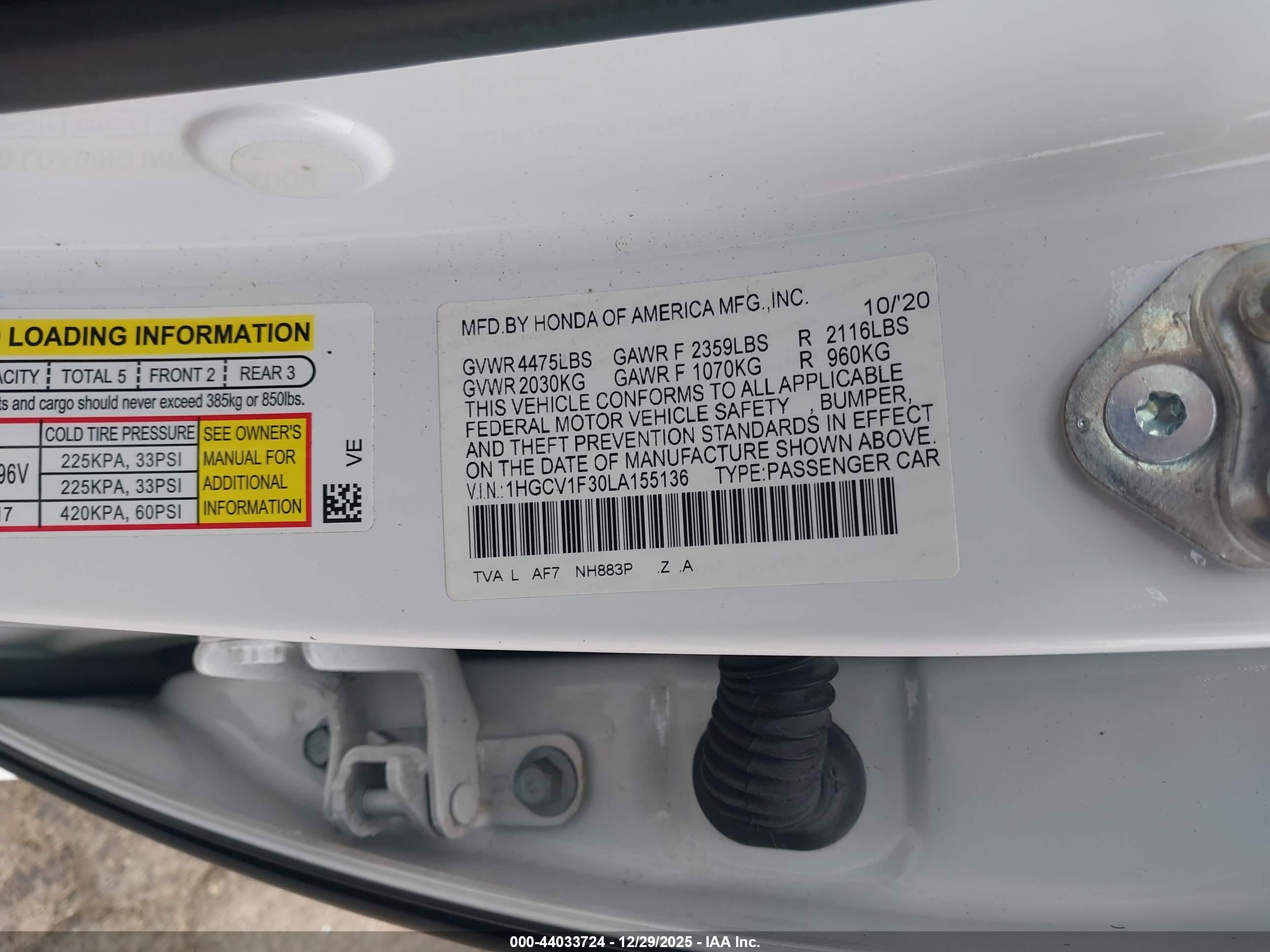 HONDA ACCORD image 9