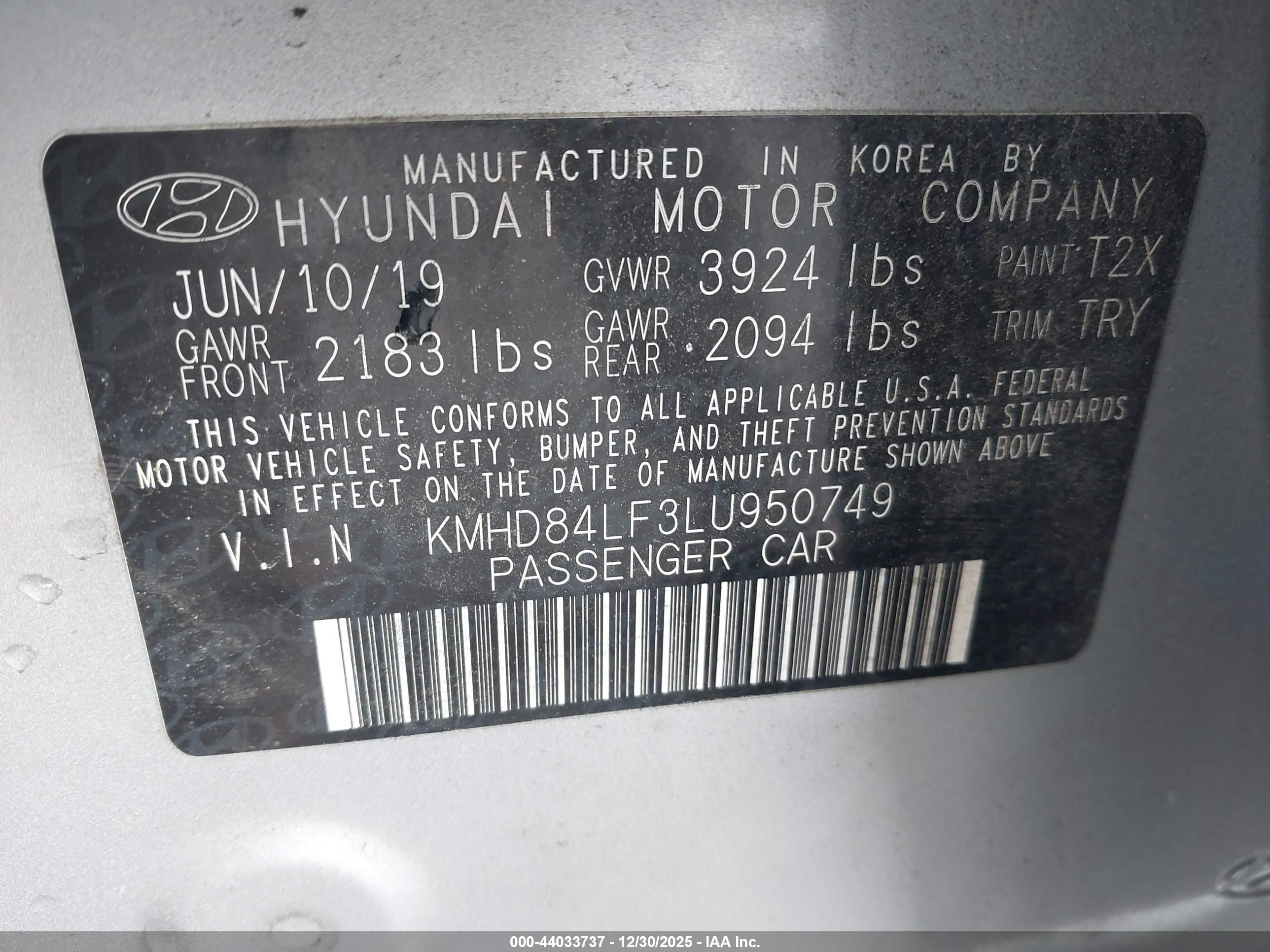 HYUNDAI ELANTRA image 9