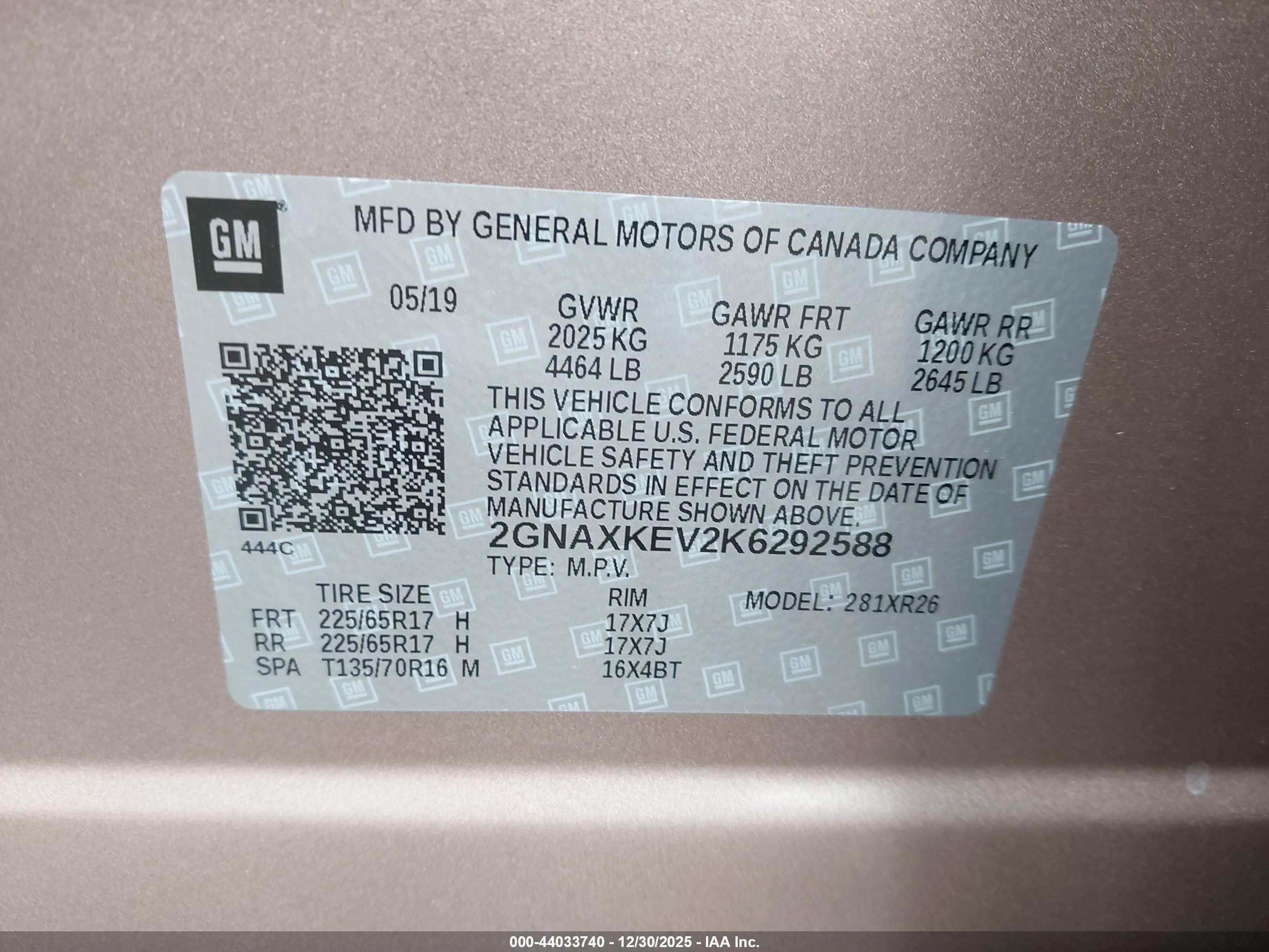 CHEVROLET EQUINOX image 9
