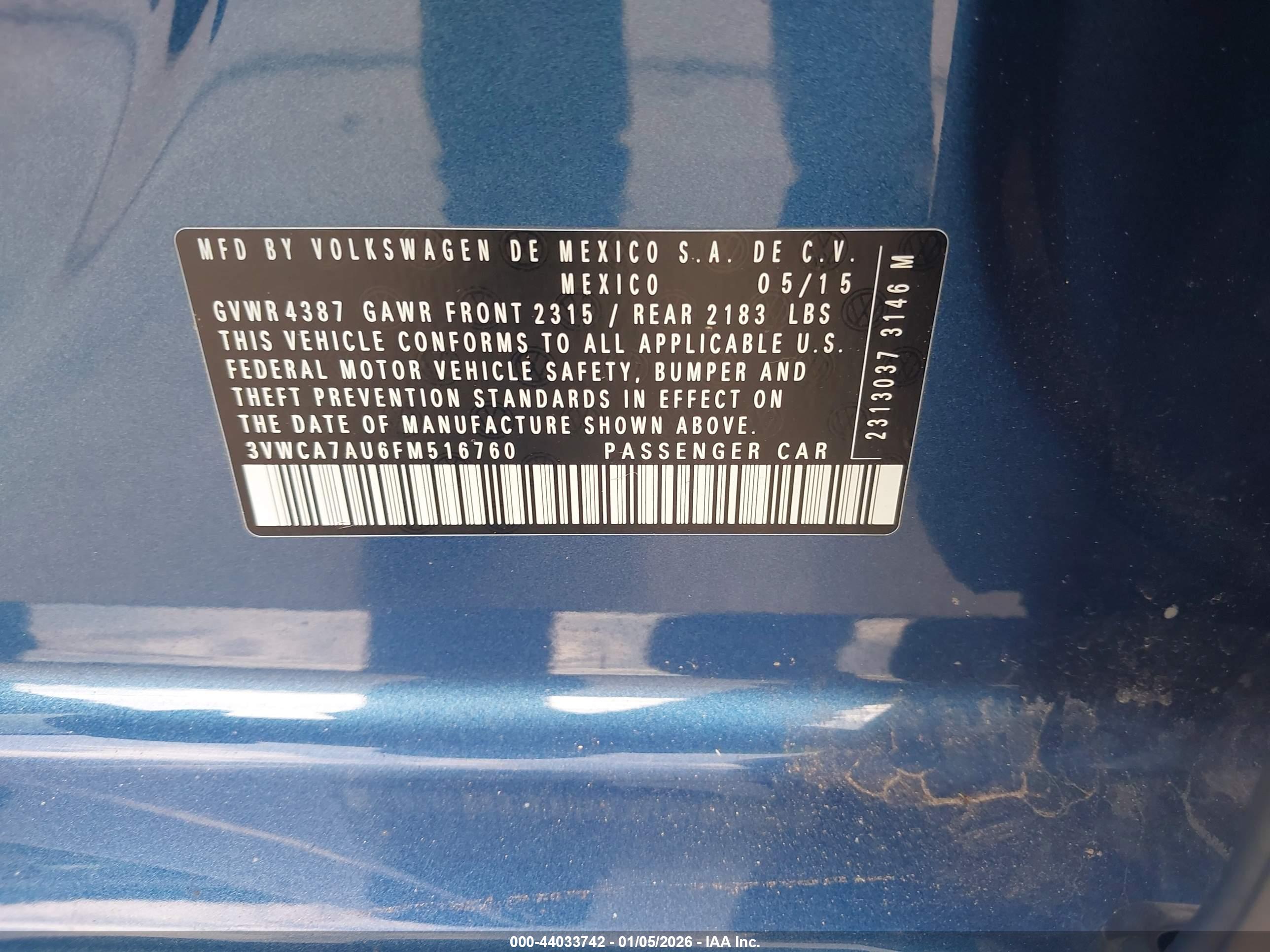 VOLKSWAGEN GOLF image 9