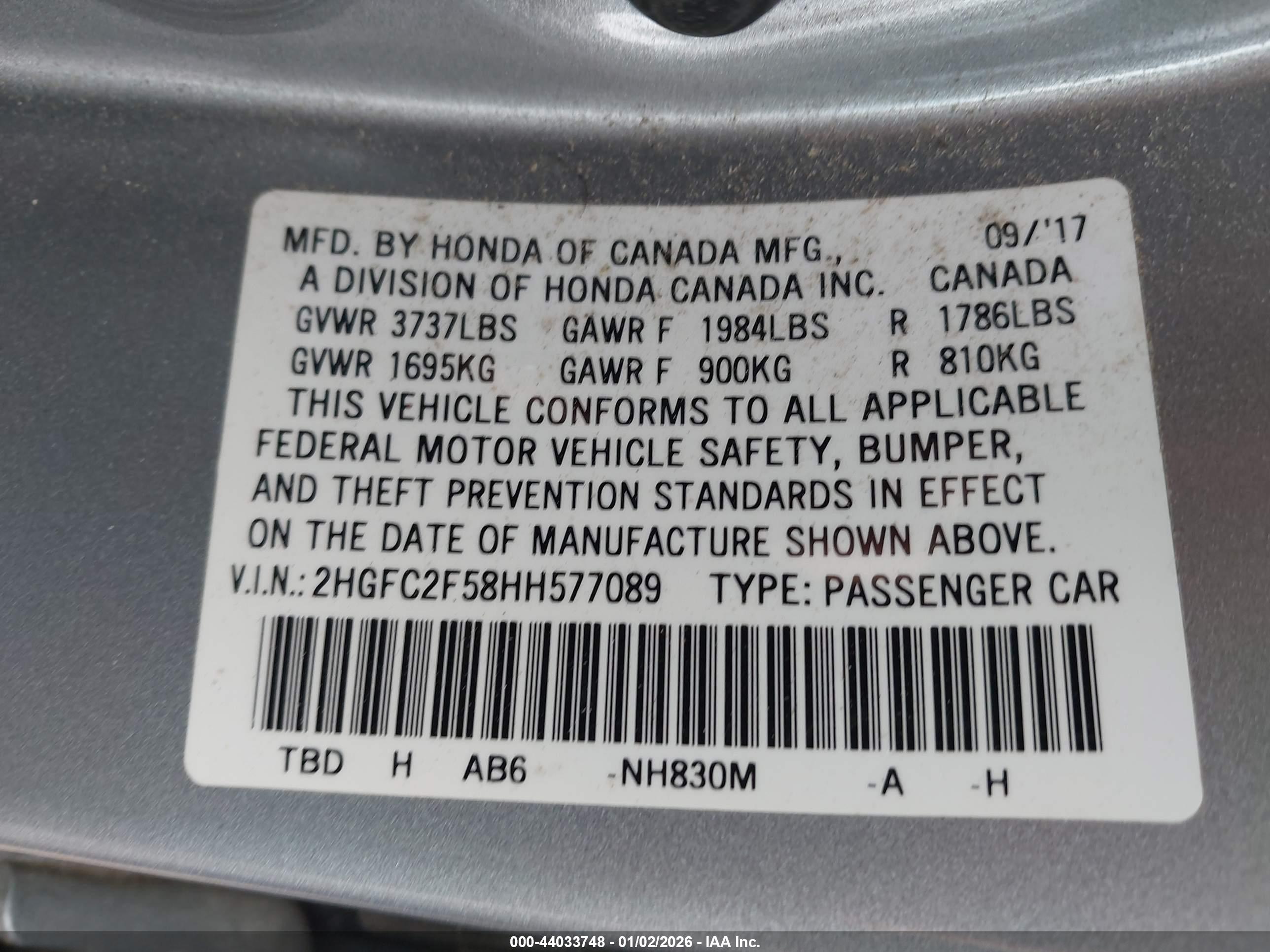 HONDA CIVIC image 9