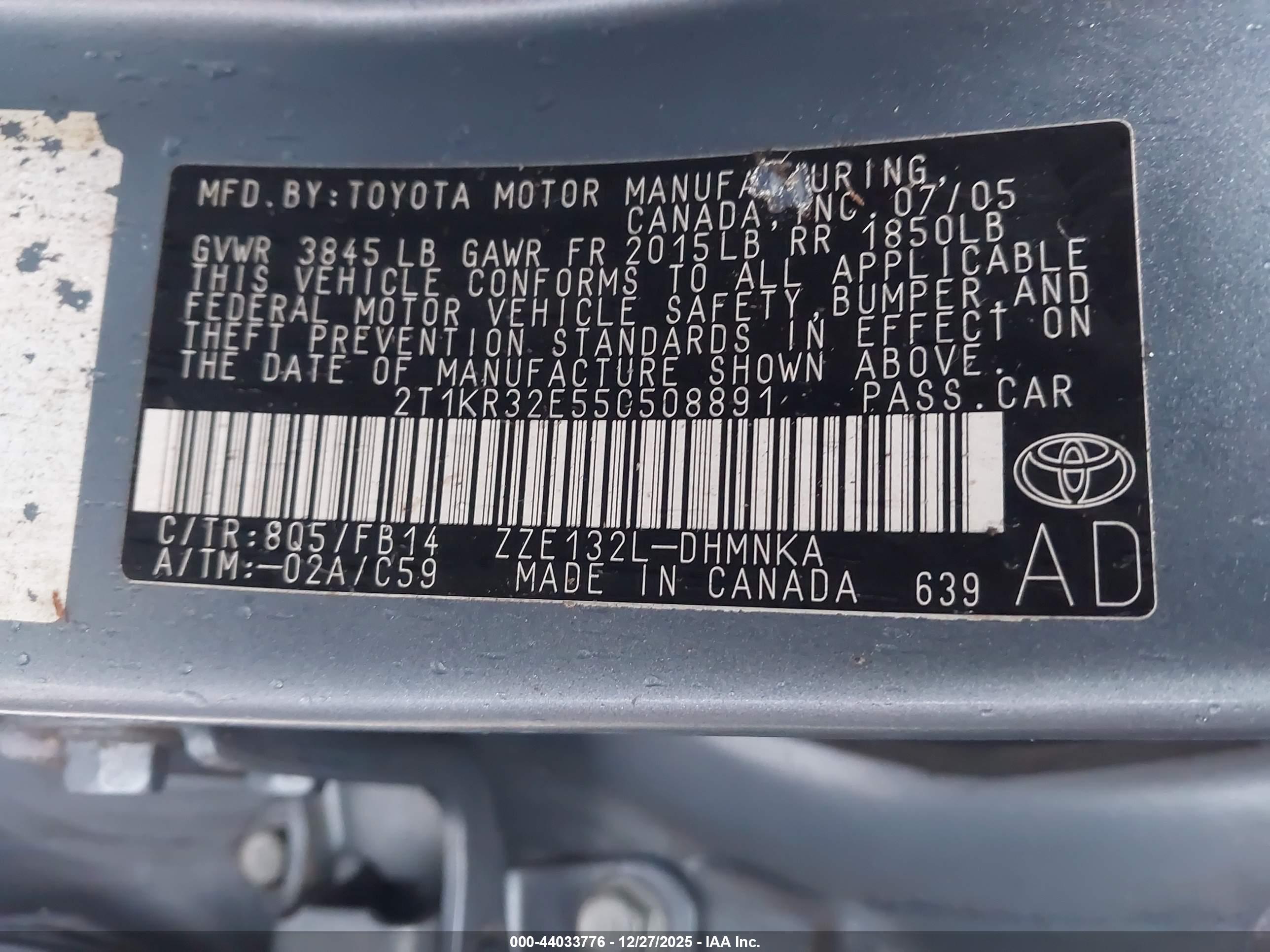 TOYOTA MATRIX image 9