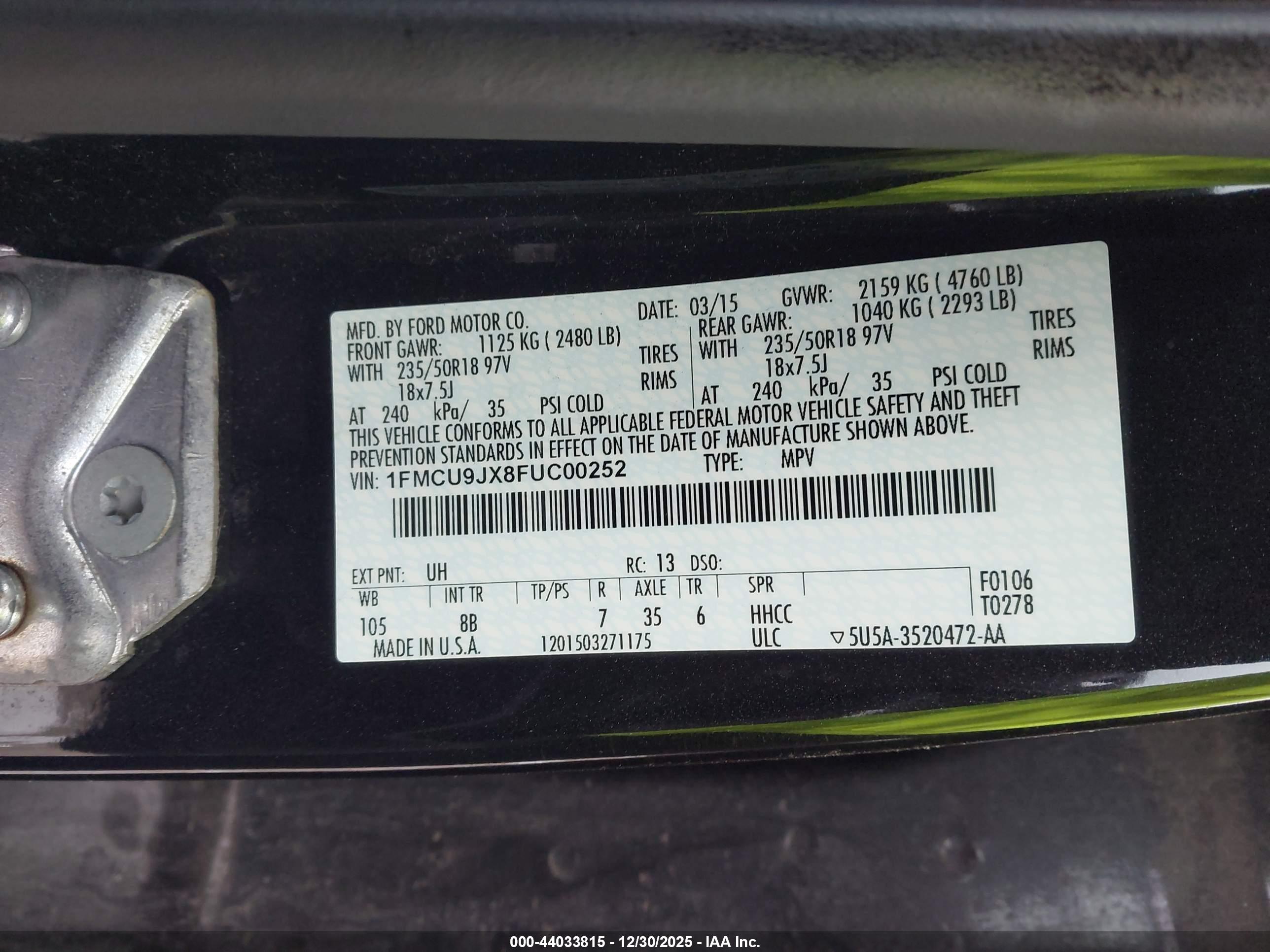 FORD ESCAPE image 9