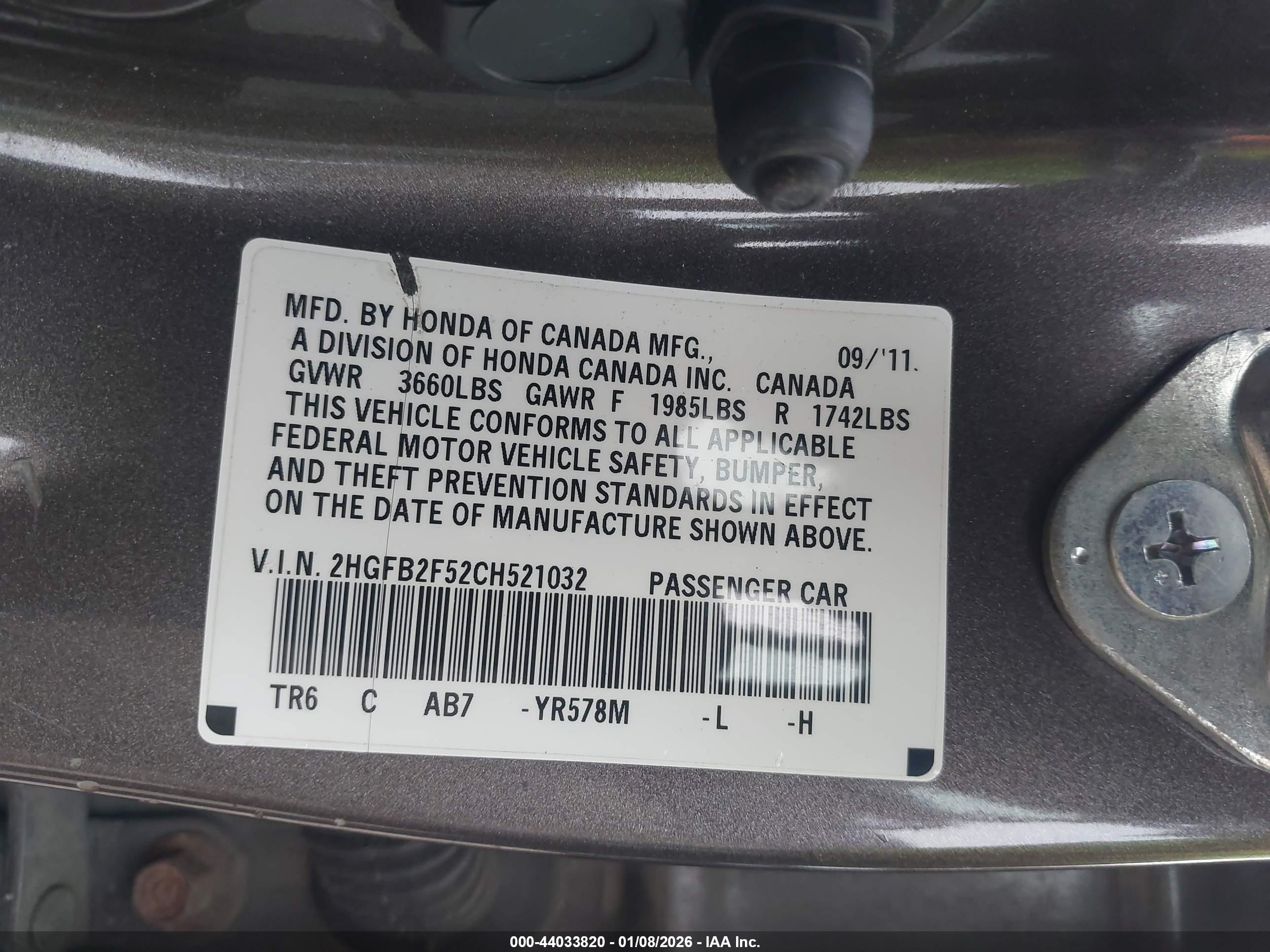 HONDA CIVIC image 9