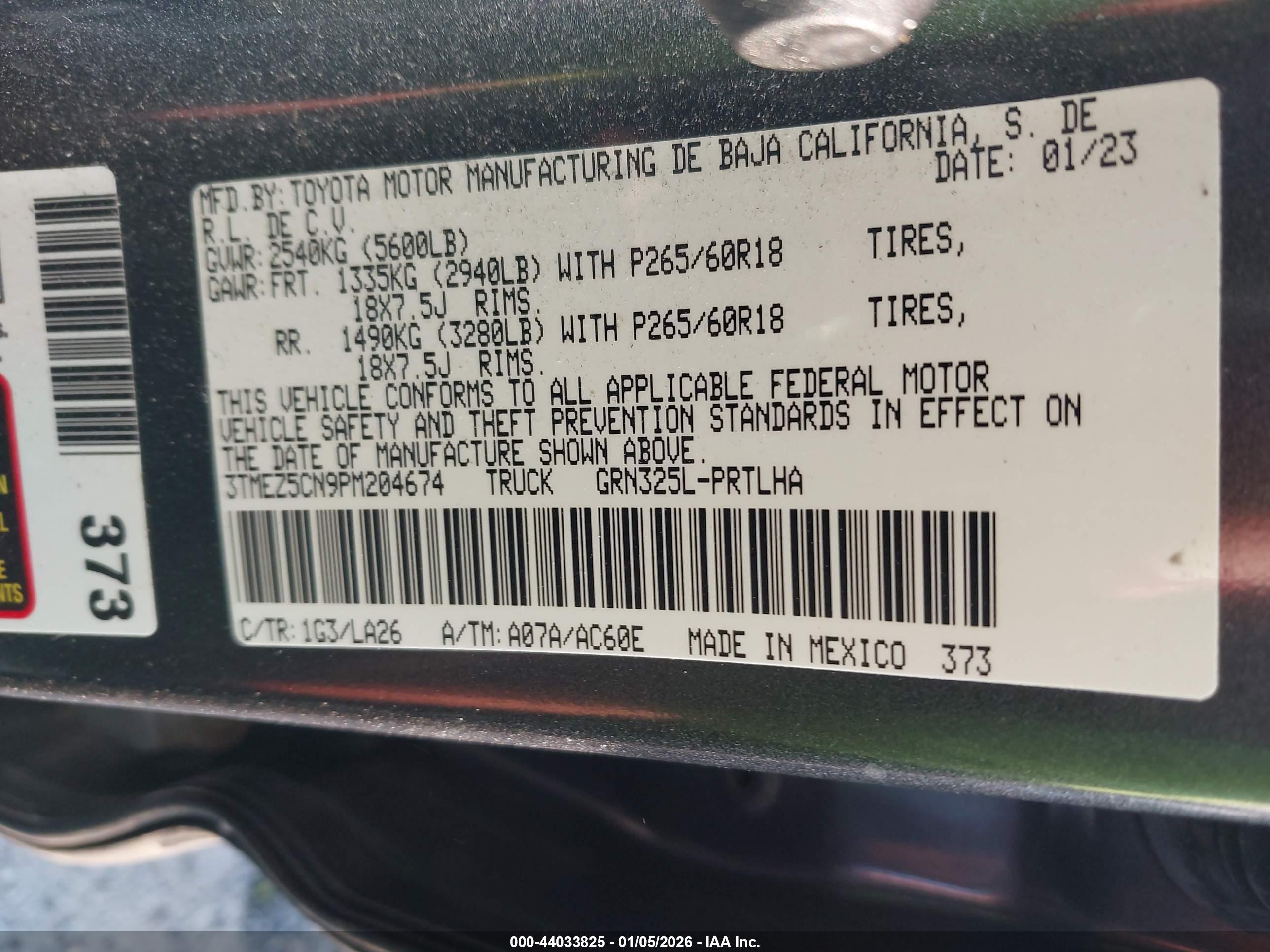 TOYOTA TACOMA image 9