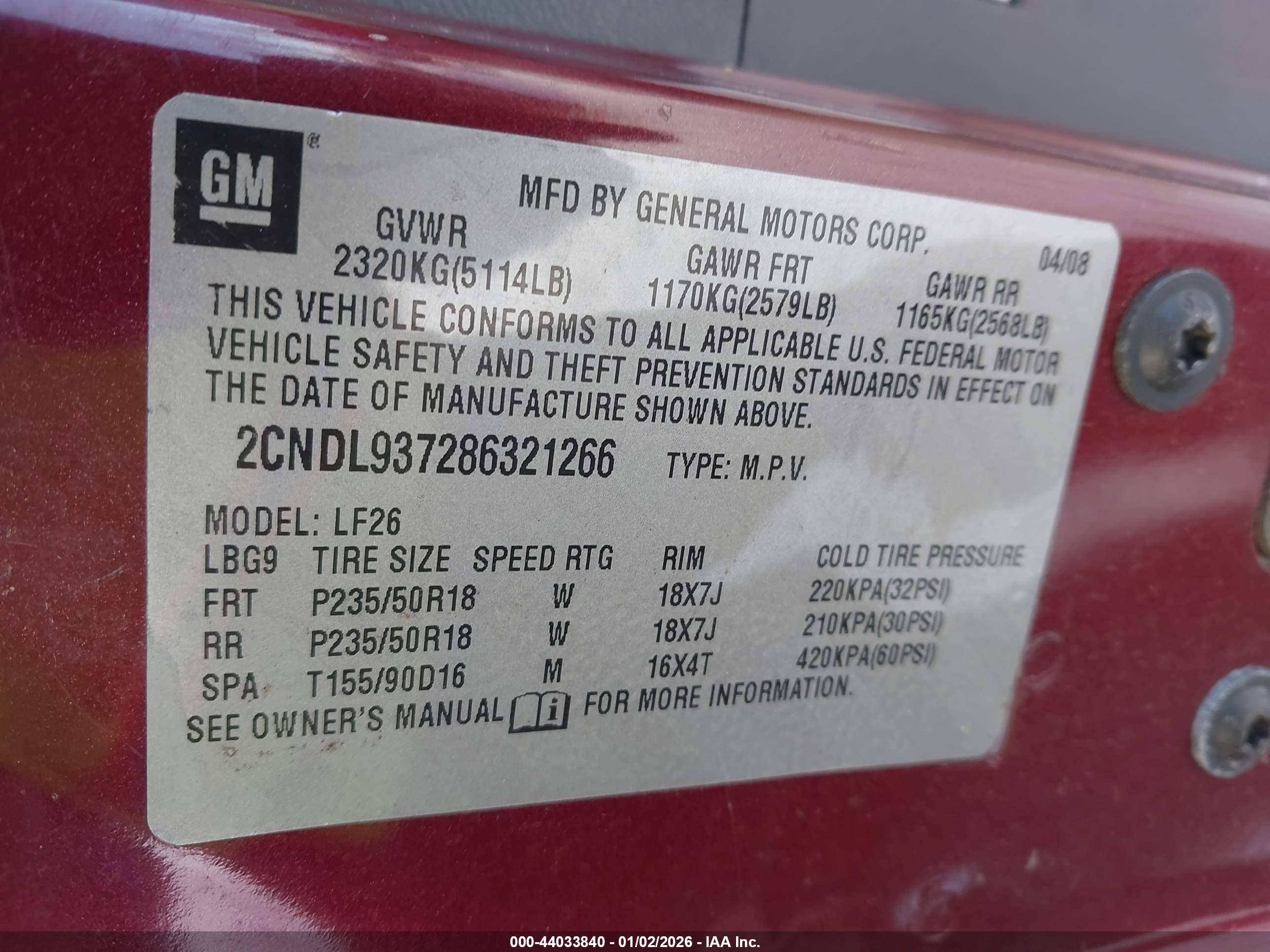 CHEVROLET EQUINOX image 9