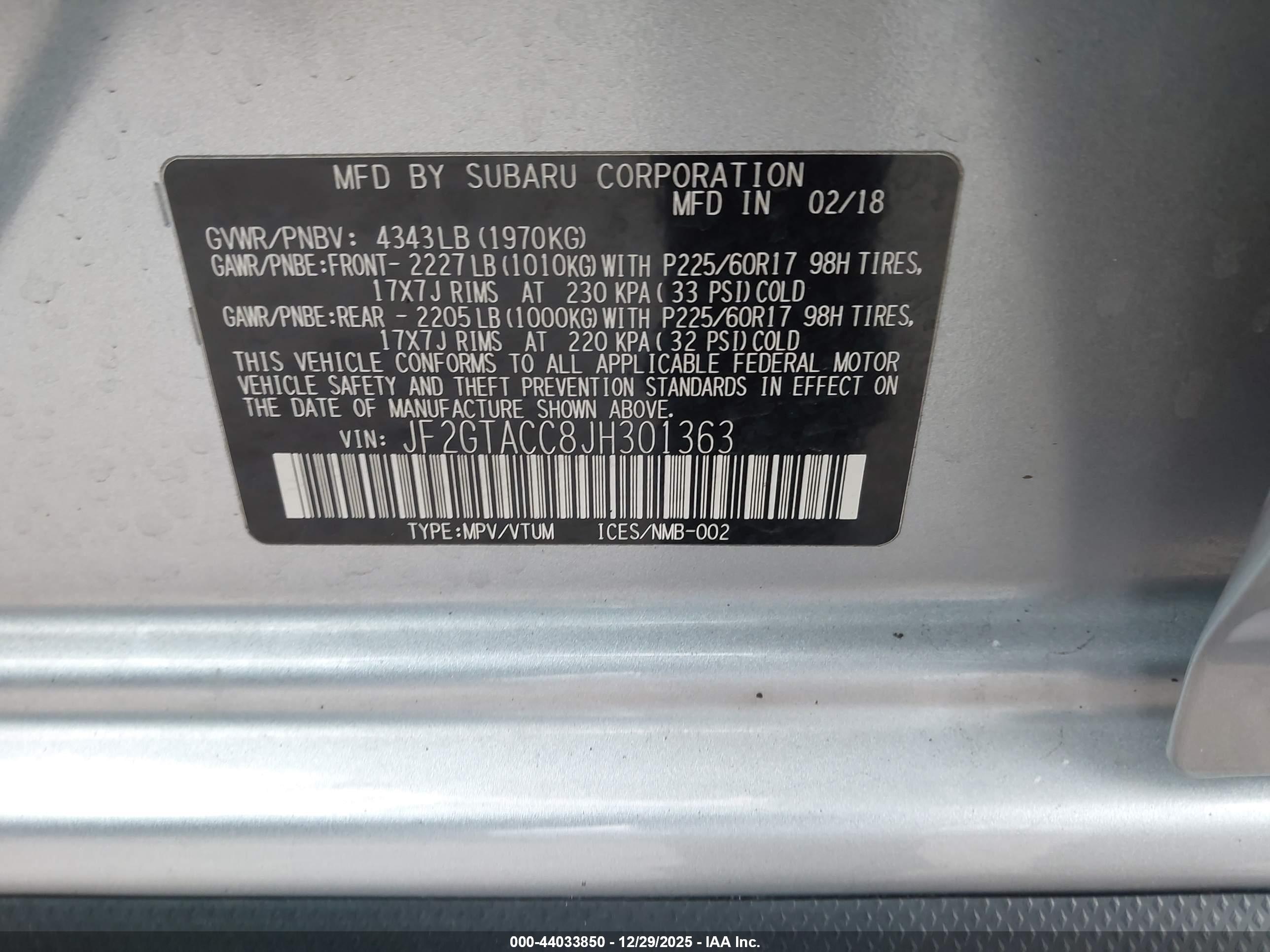 SUBARU CROSSTREK image 9