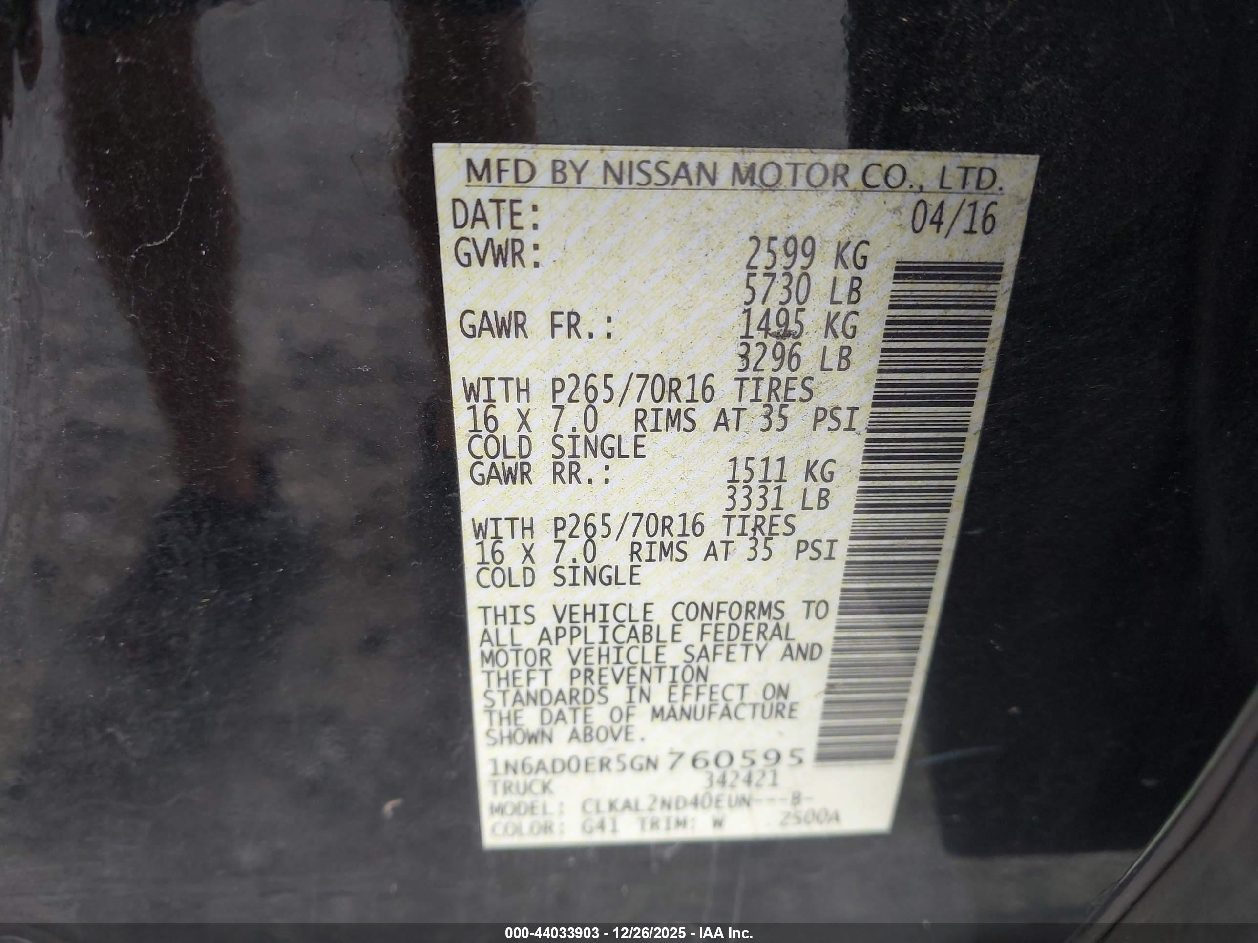 NISSAN FRONTIER image 9