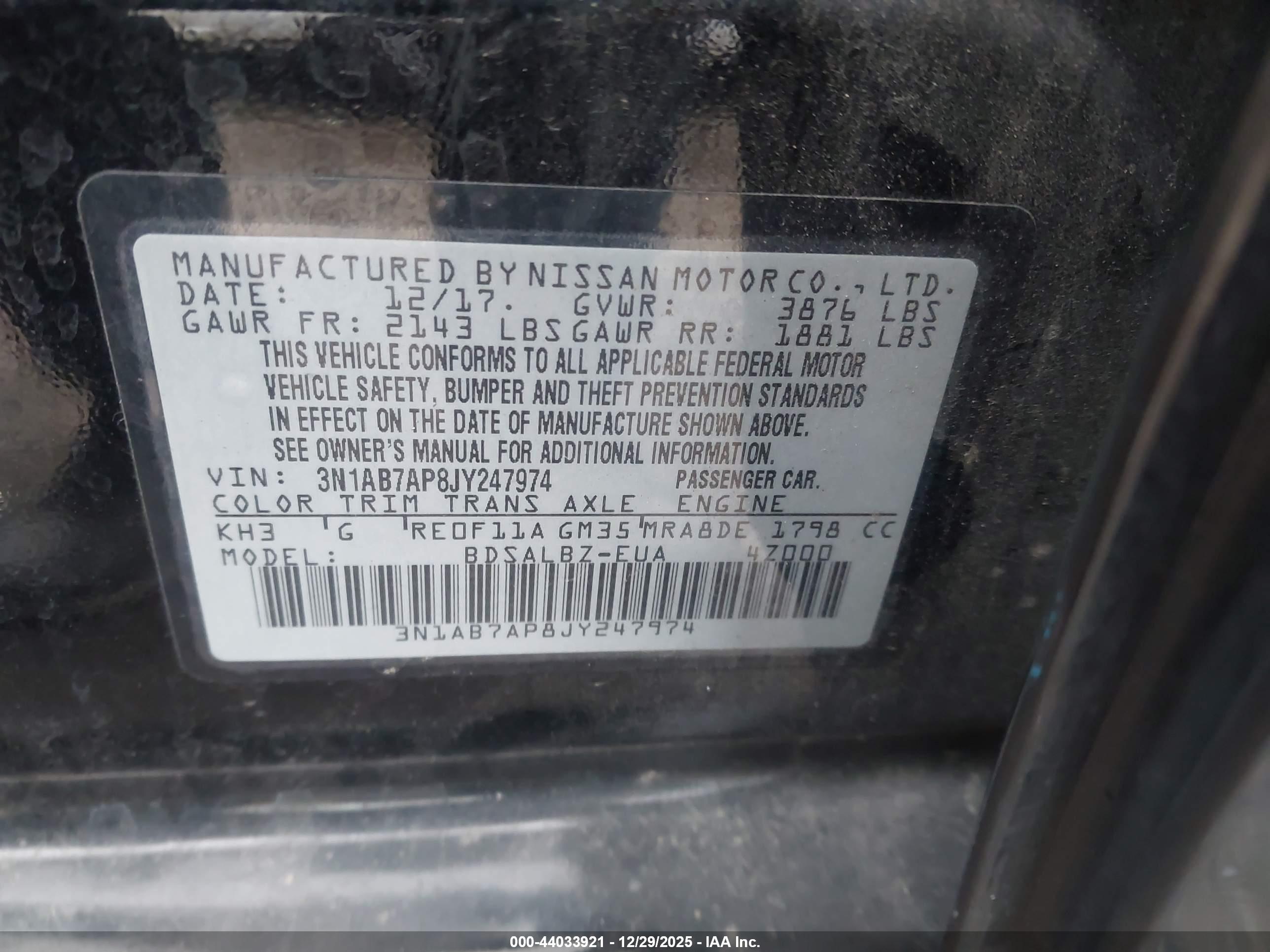NISSAN SENTRA image 9
