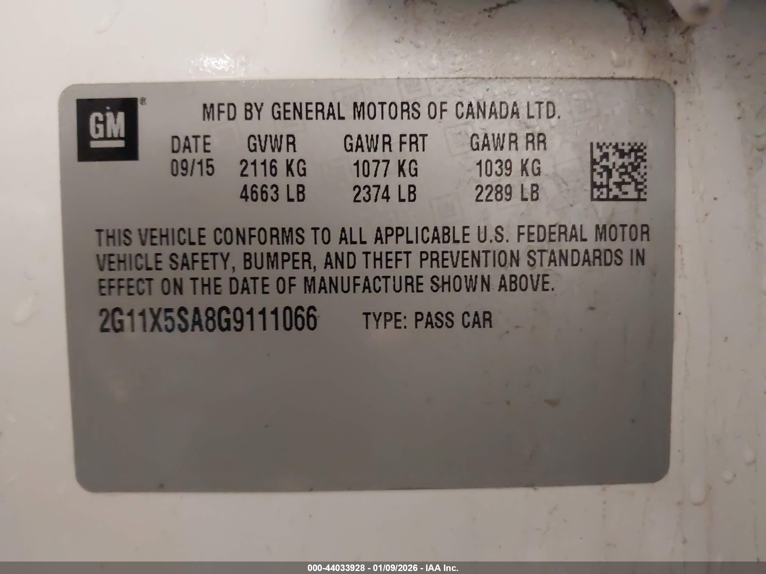 CHEVROLET IMPALA image 9