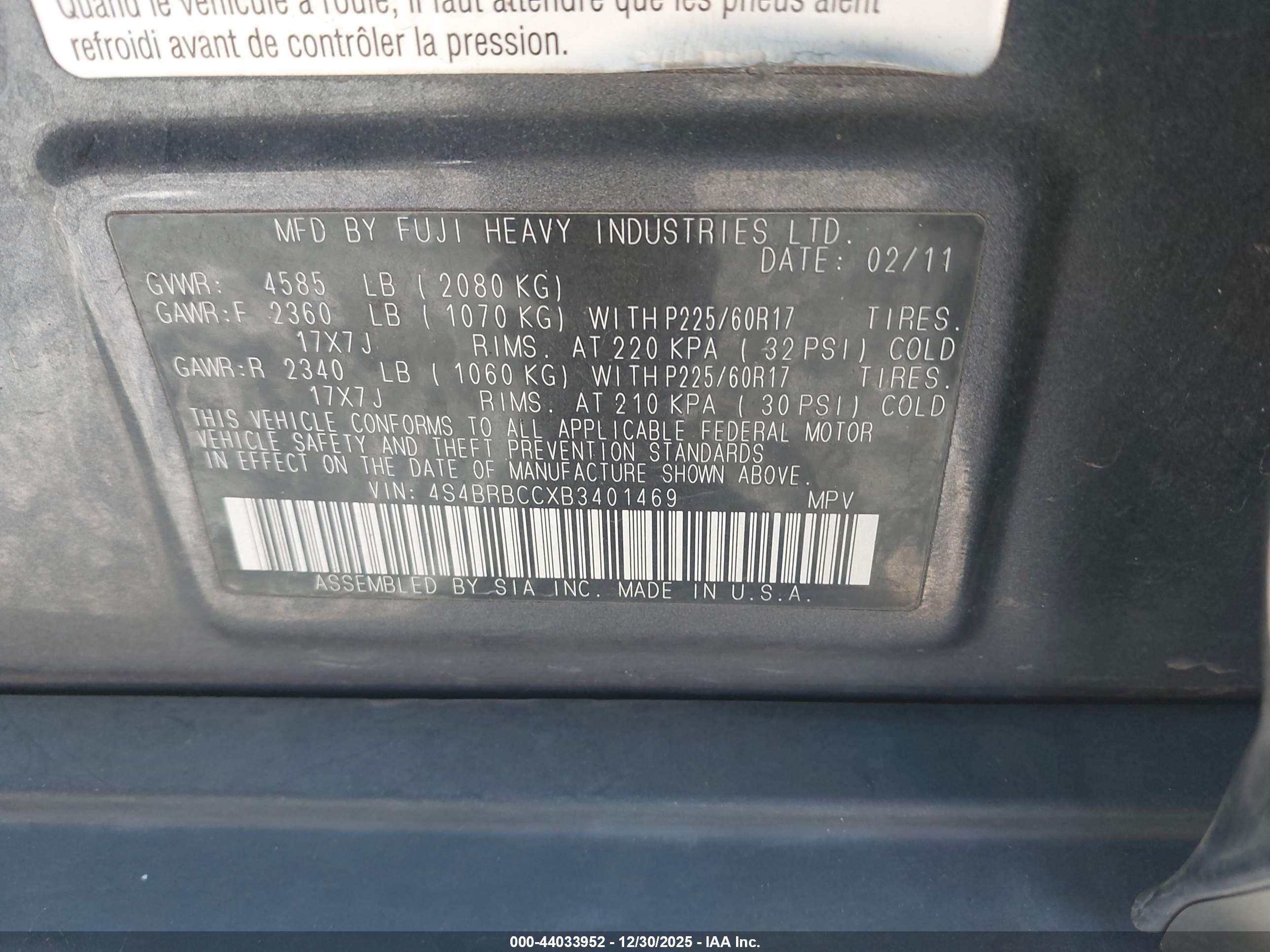 SUBARU OUTBACK image 9