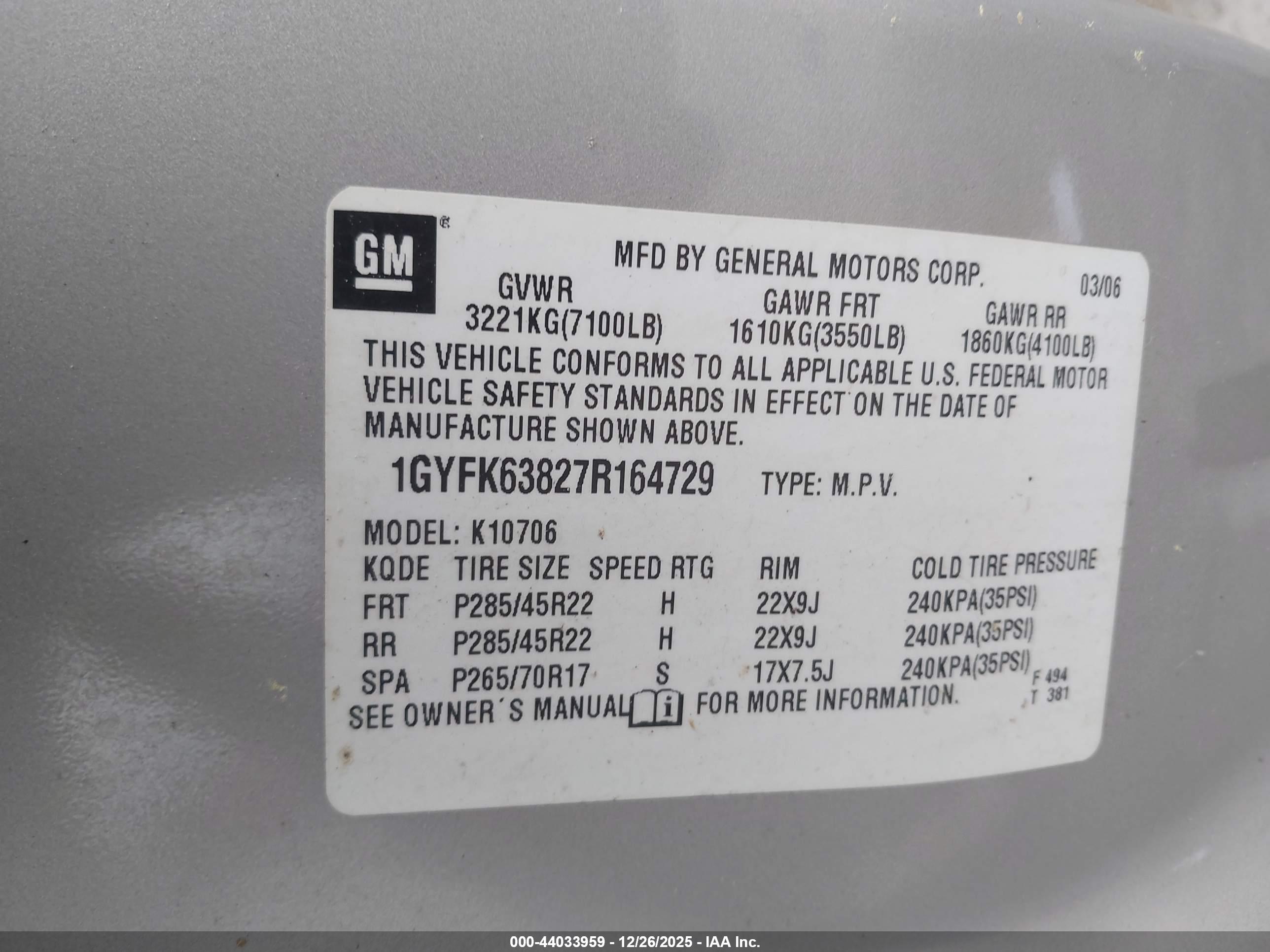 CADILLAC ESCALADE image 9