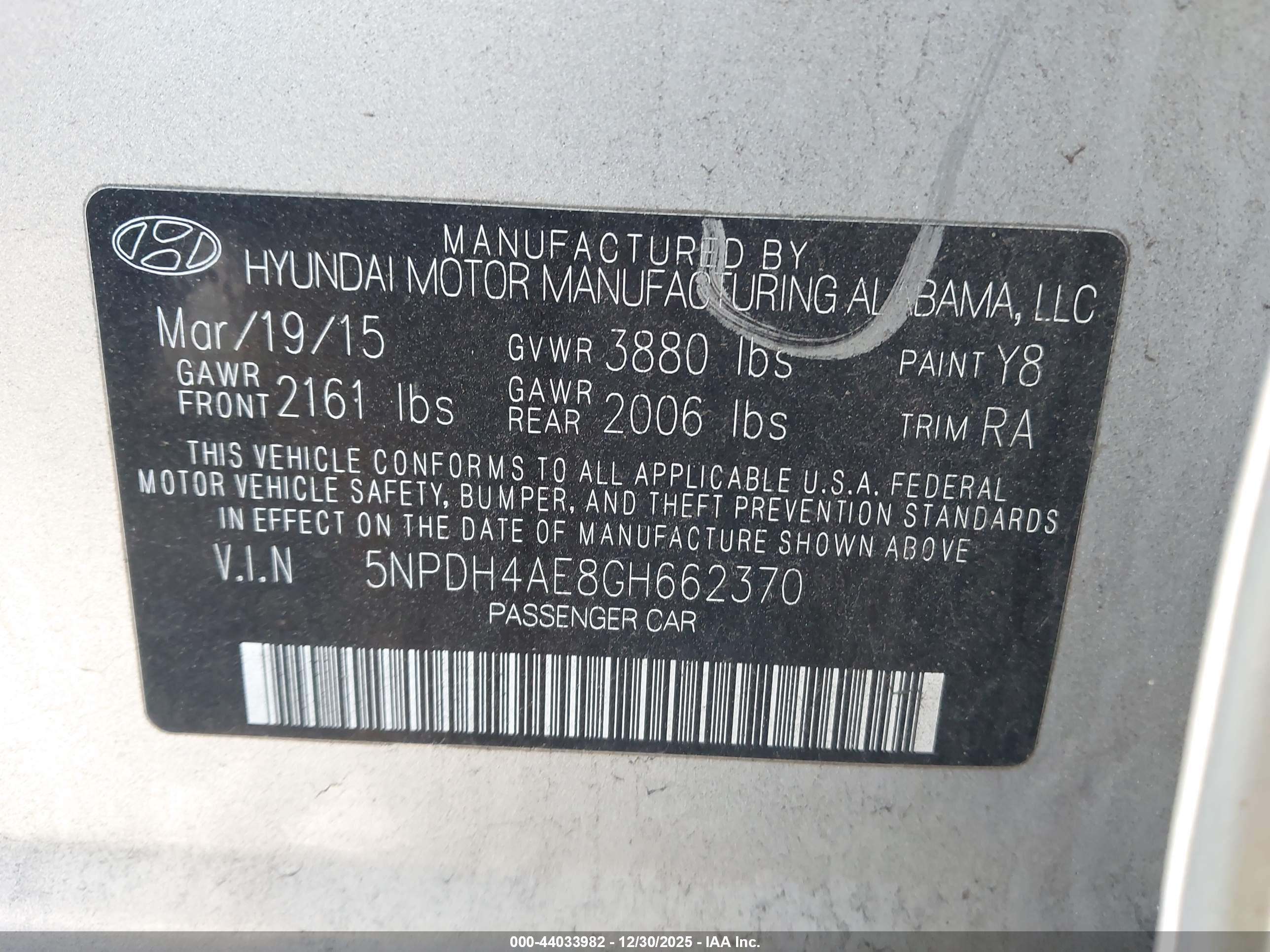 HYUNDAI ELANTRA image 9