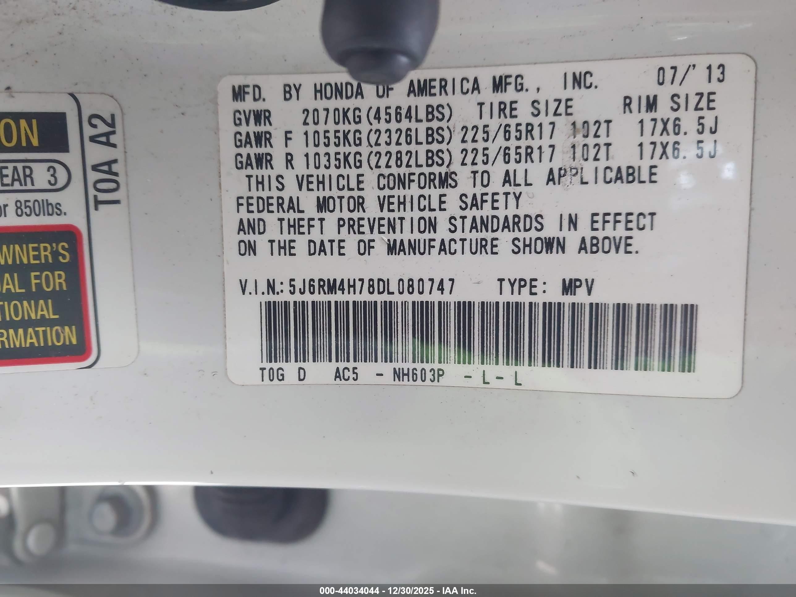 HONDA CR-V image 9