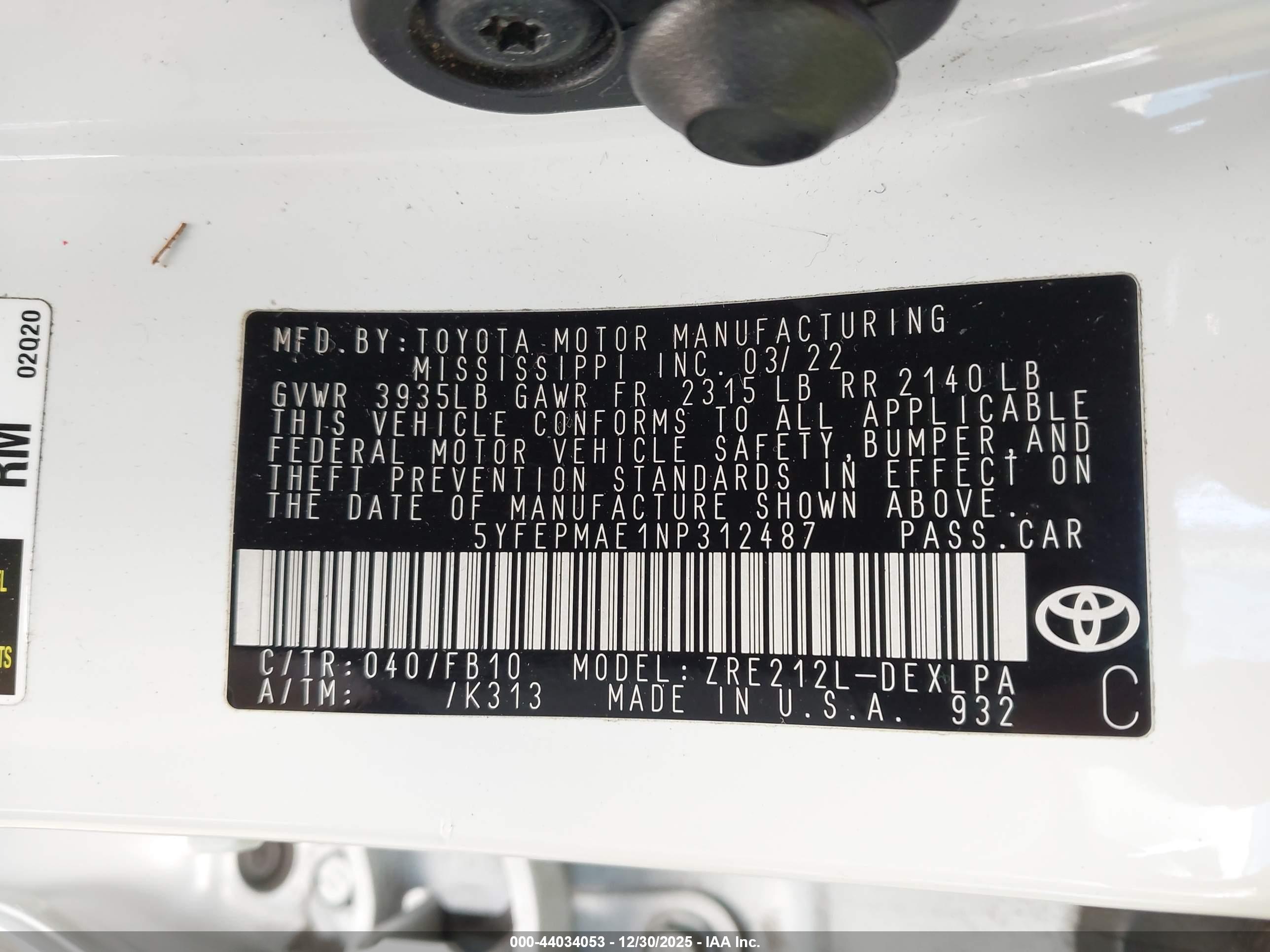 TOYOTA COROLLA image 9
