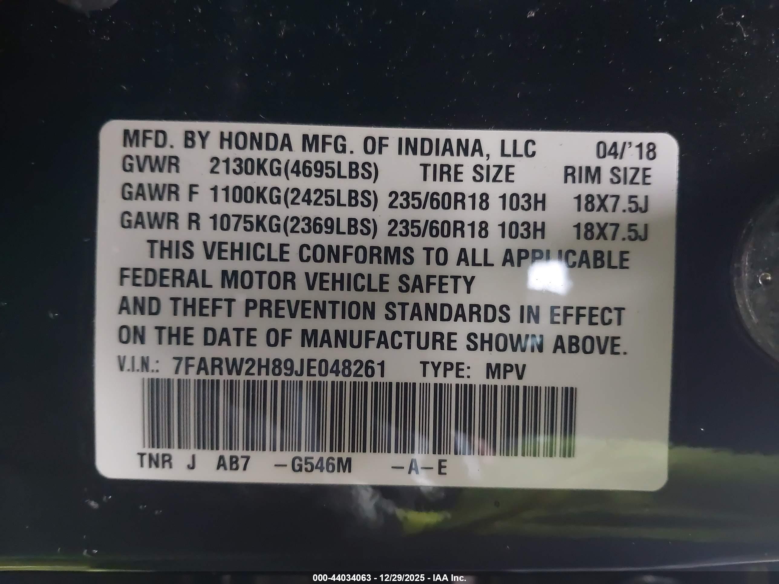 HONDA CR-V image 9
