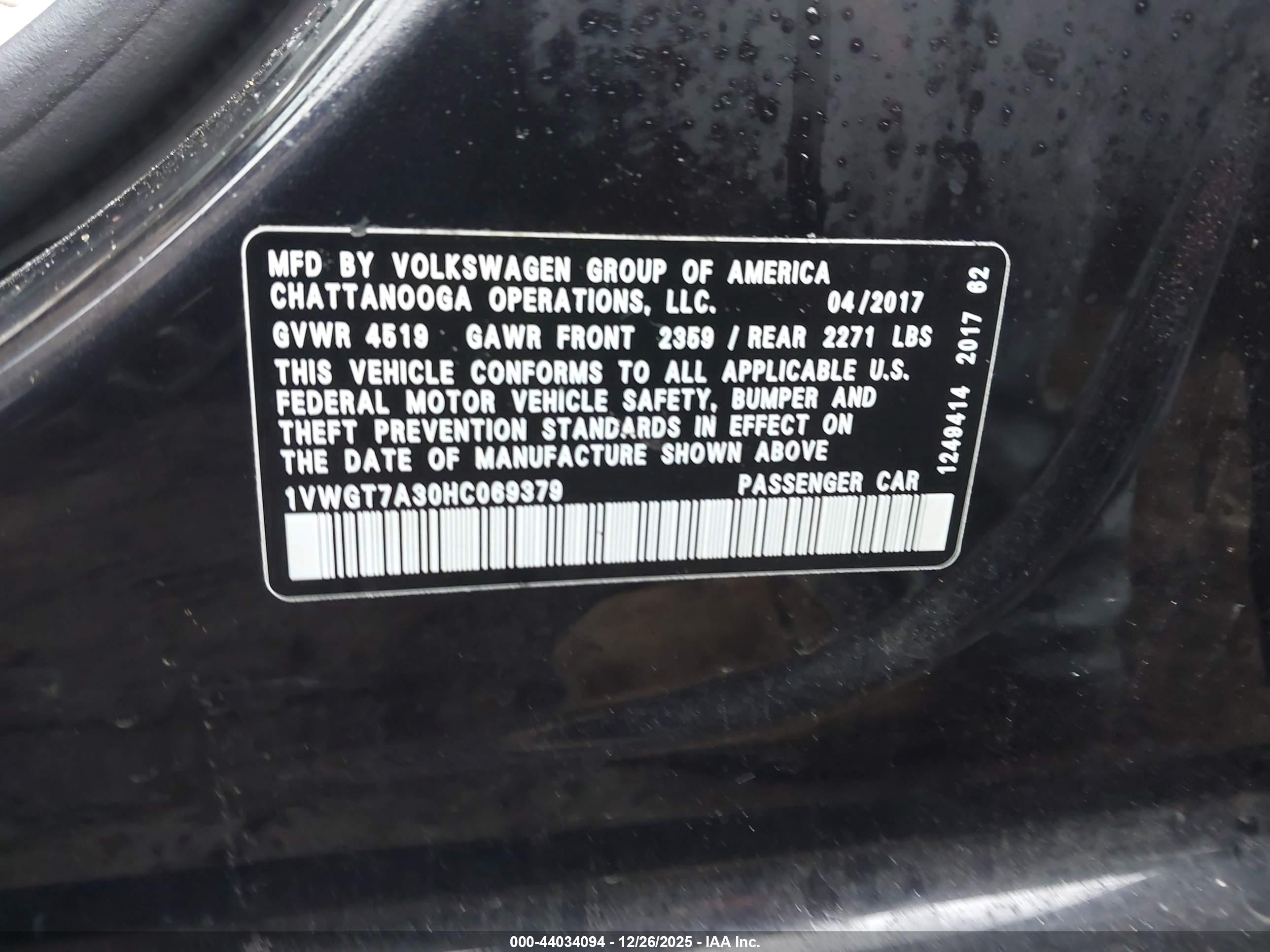 VOLKSWAGEN PASSAT image 9