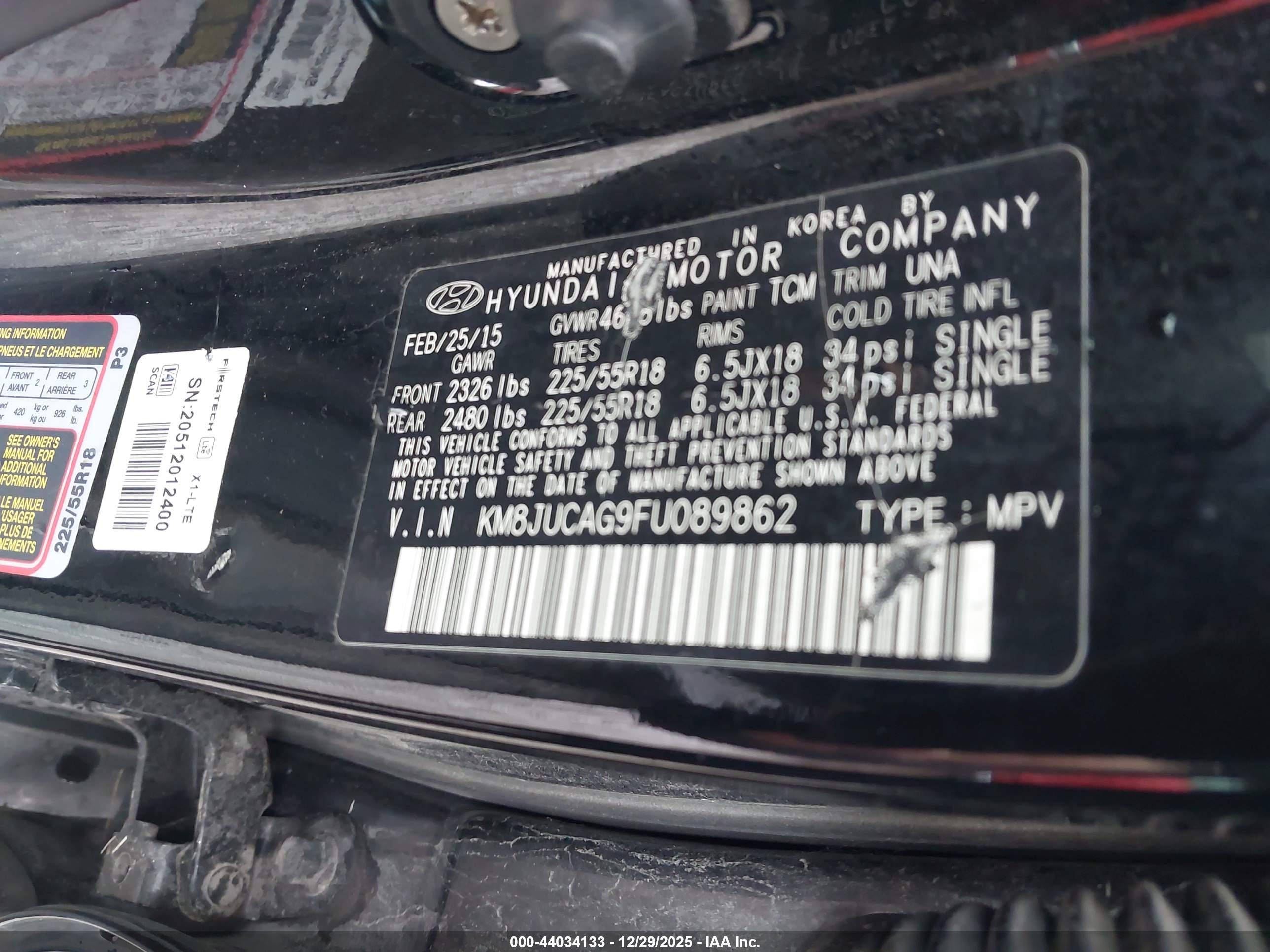 HYUNDAI TUCSON image 9