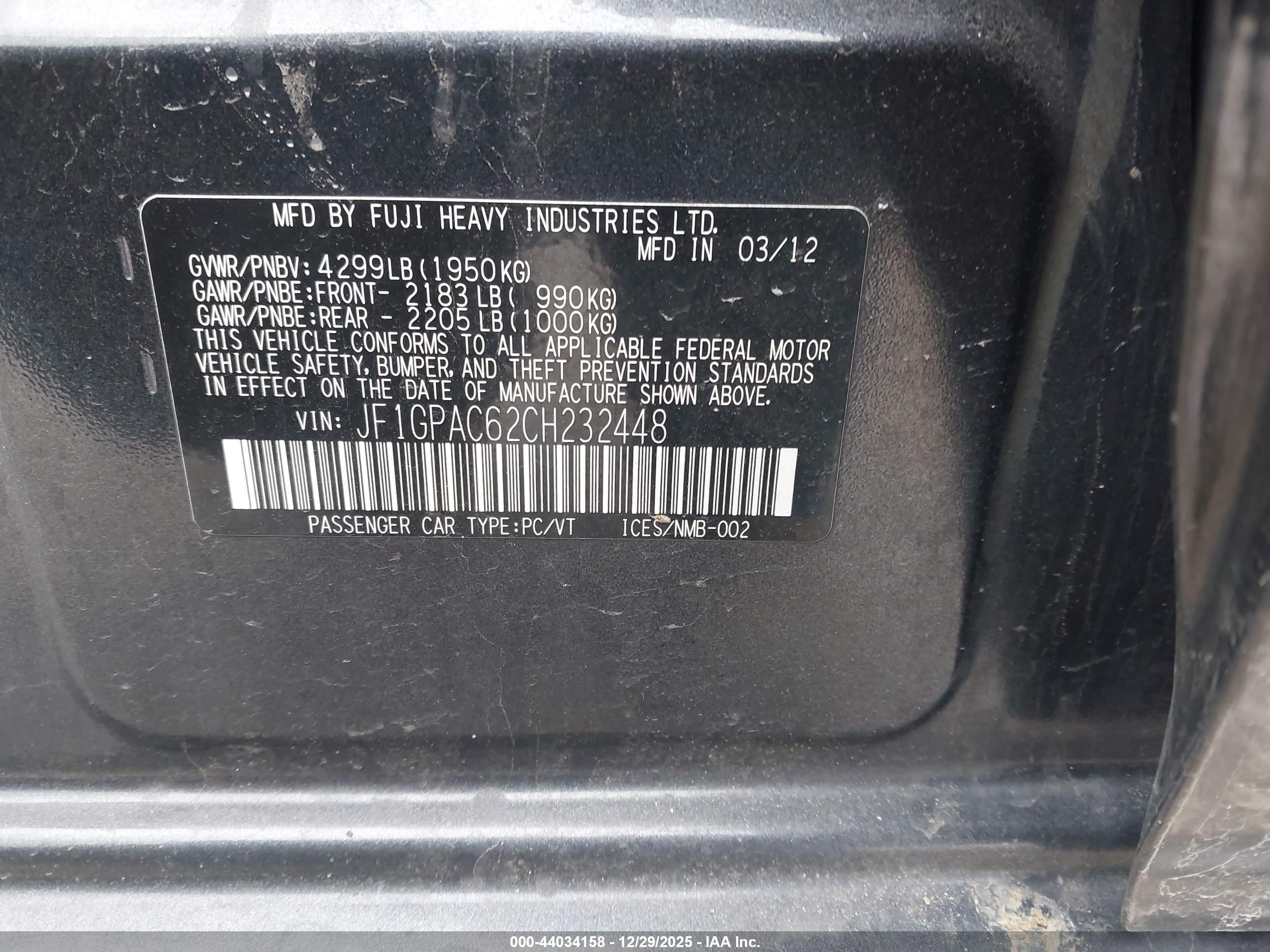 SUBARU IMPREZA image 9