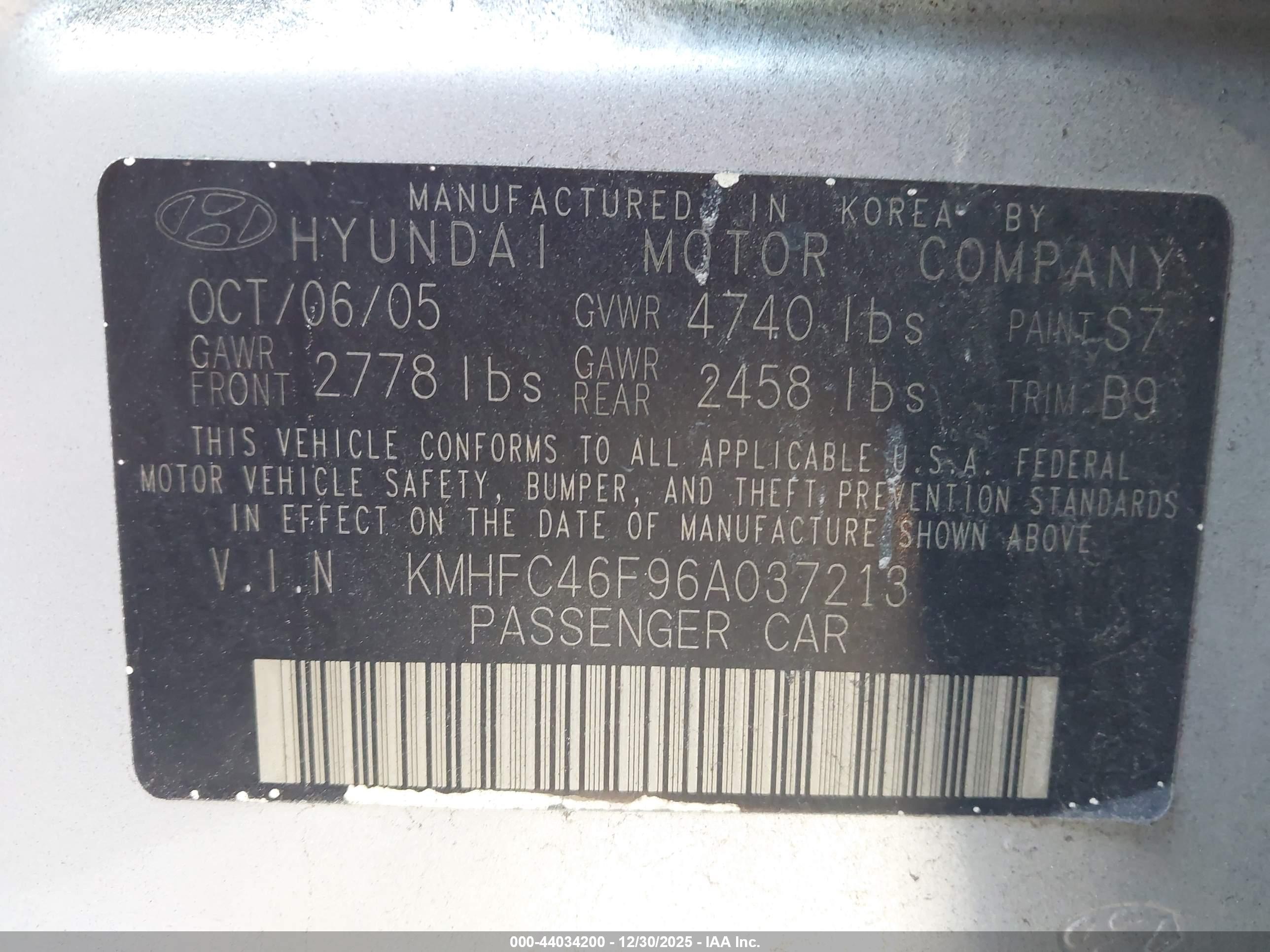 HYUNDAI AZERA image 9